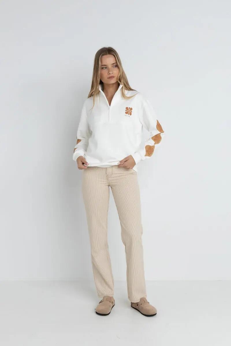 Pantalón Mujer Willa Stripe Straight Leg 4/4