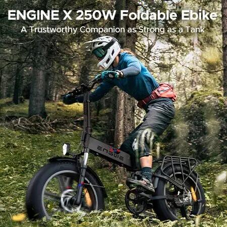 Foldable adult e-bike ENGWE Engine X, 48V13Ah battery. 12/15