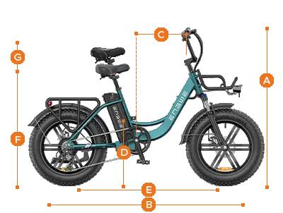 Elektrische fiets voor volwassenen ENGWE L20 BOOST, 48V13Ah accu. 14/14
