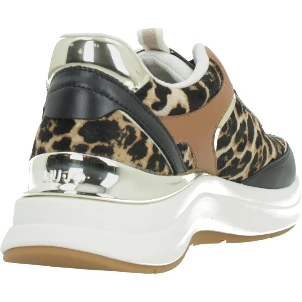 Buty LIU-JO BF6029 TX549 DEPORTIVO STARDUST 01 Nadruk zwierzęcy 3/5