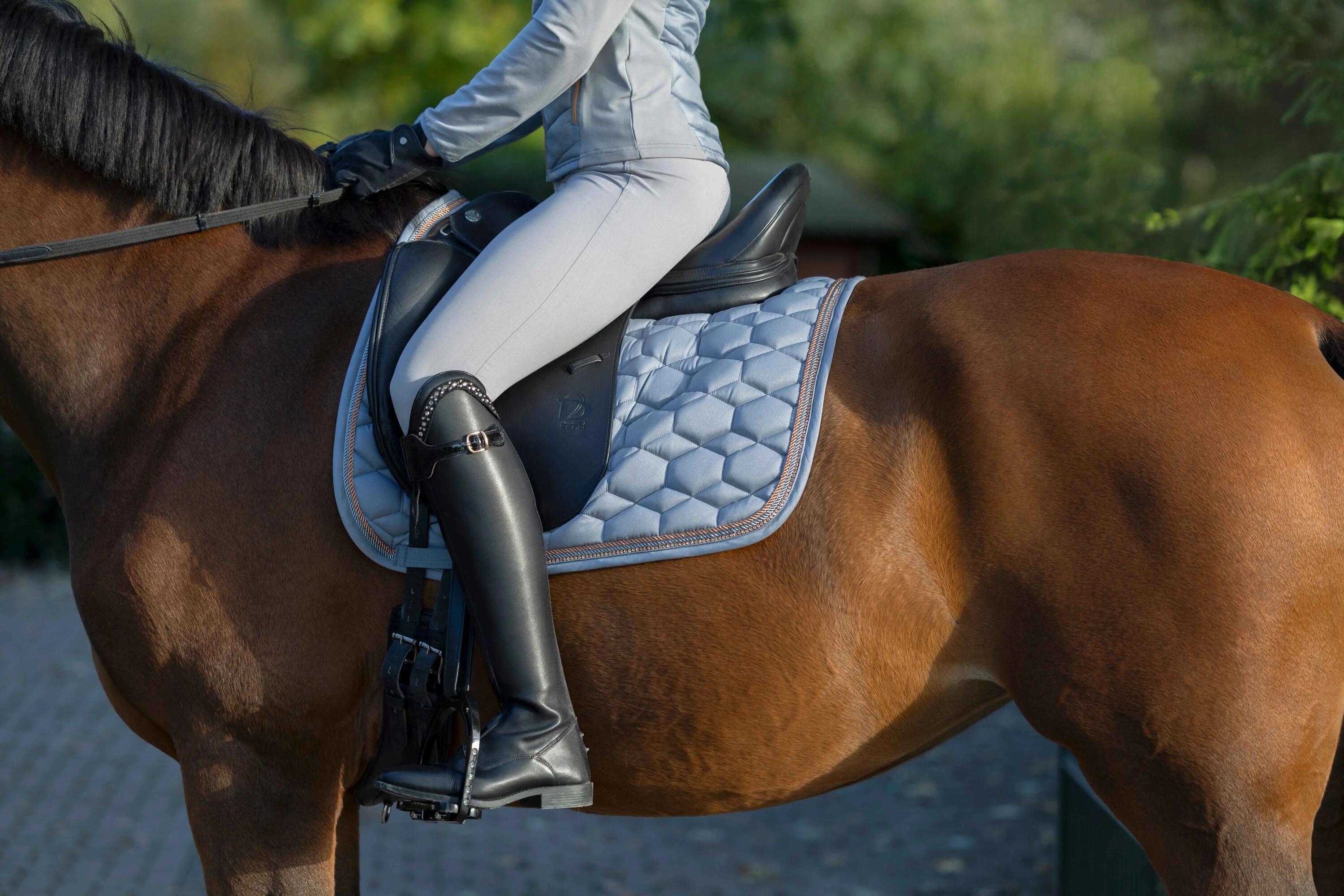 Tapis de dressage pour cheval HKM Rosegold Glamour 4/6