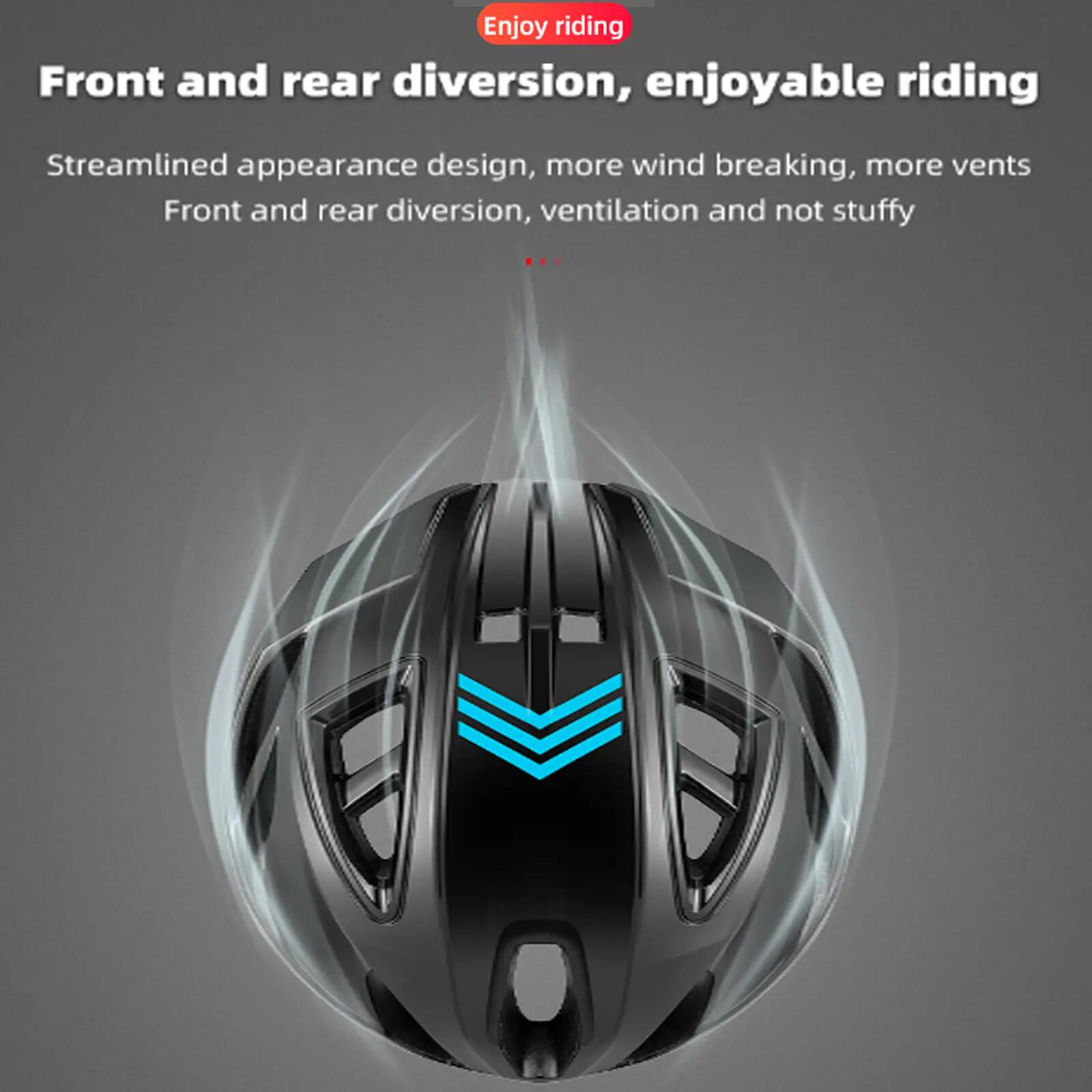 Fahrradhelm mit In-Mould-Technologie – einstellbar 58-62 cm für Damen & Herren 2/7