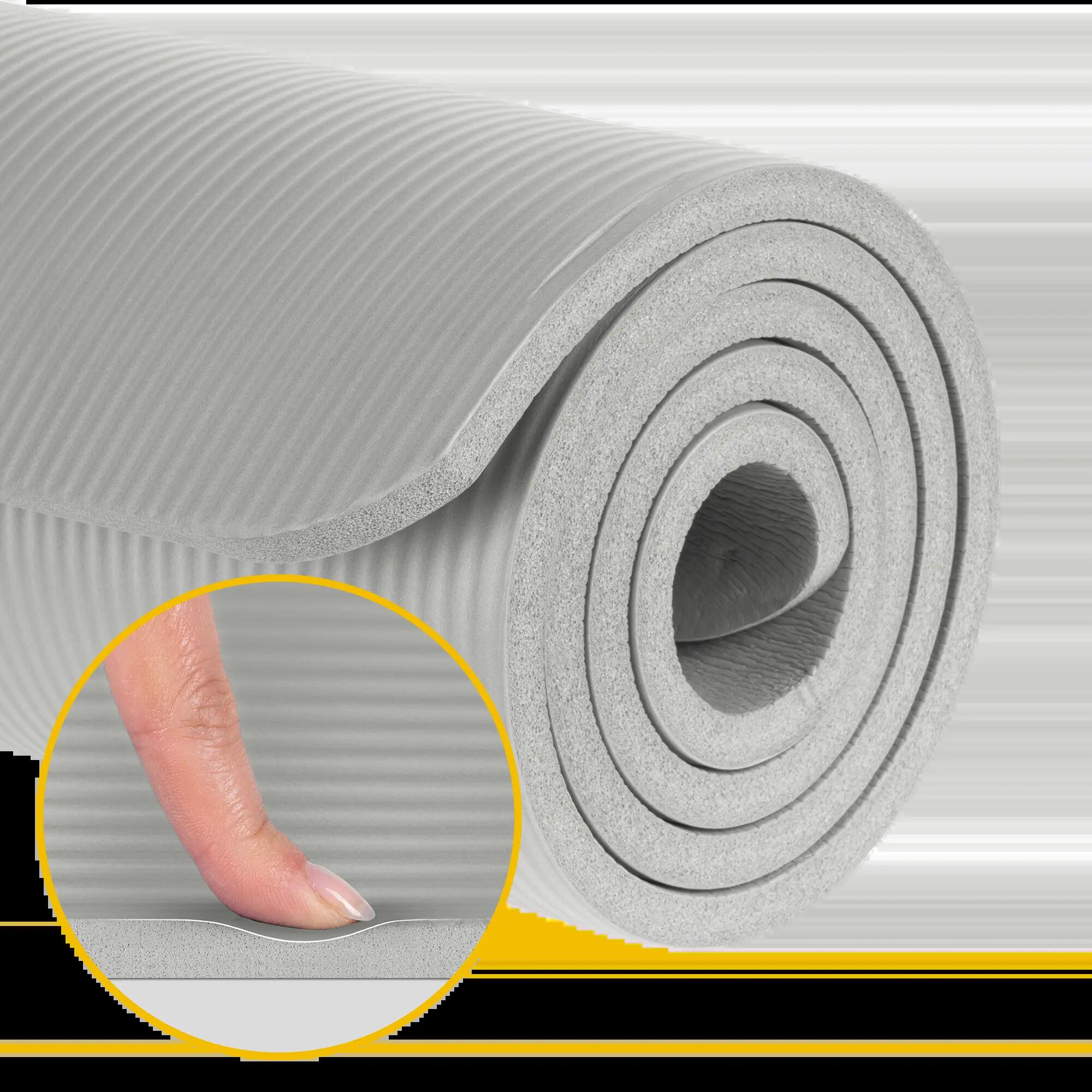 Mata gimnastyczna do ćwiczeń do jogi pilatesu fitness 1,5cm karimata REBEL 5/7