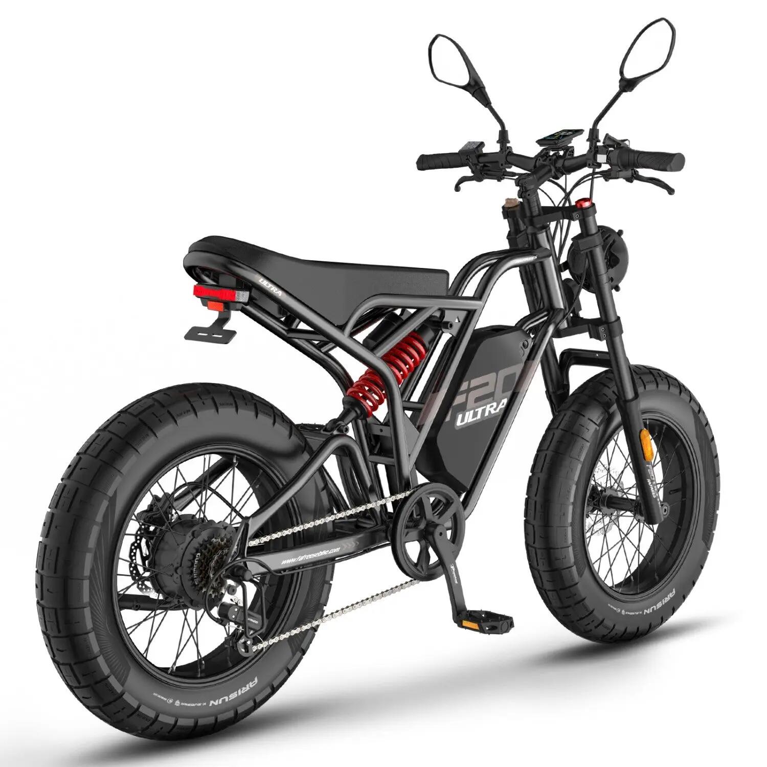 Bicicleta Elétrica FAFREES F20 Ultra D SRZ 750W48V25Ah - Black 5/5