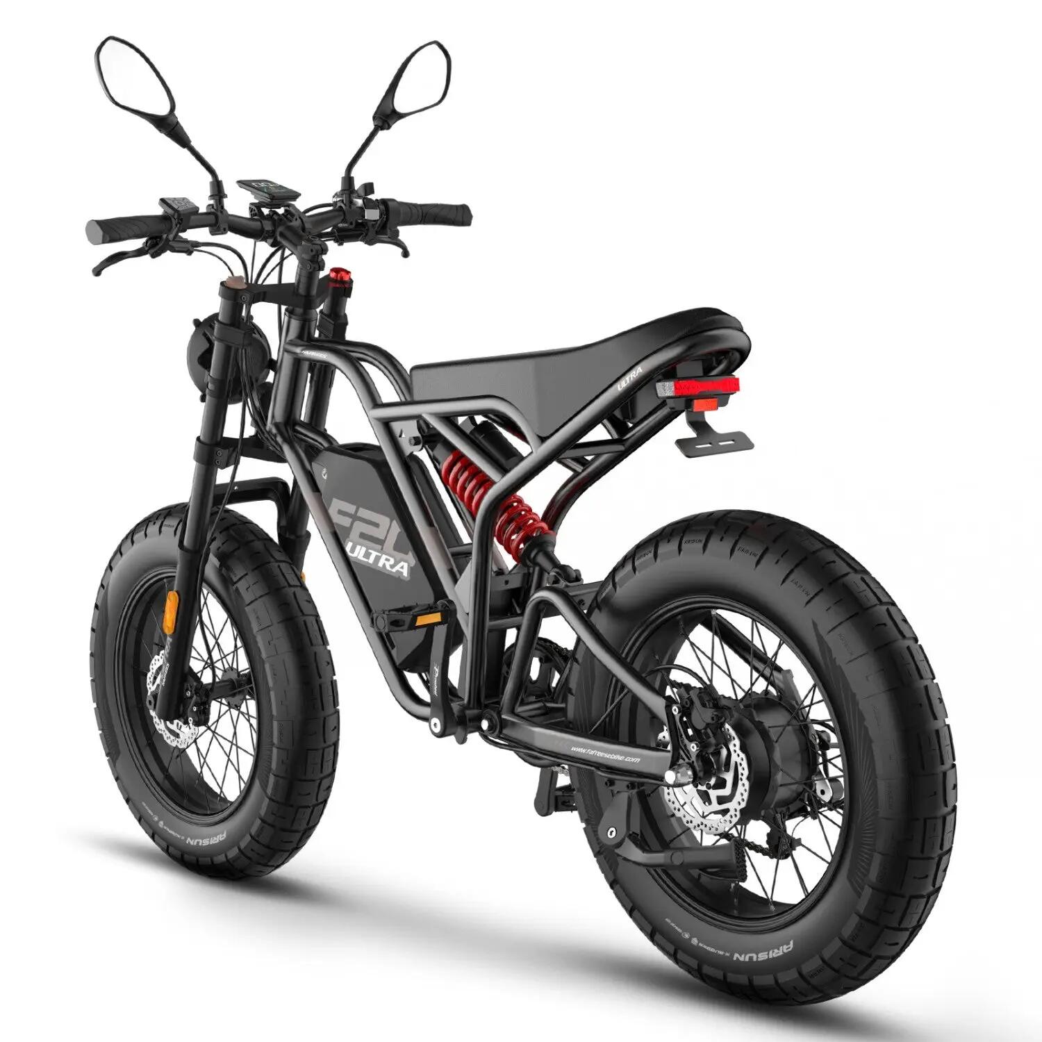 Bicicleta Elétrica FAFREES F20 Ultra D SRZ 750W48V25Ah - Black 4/5