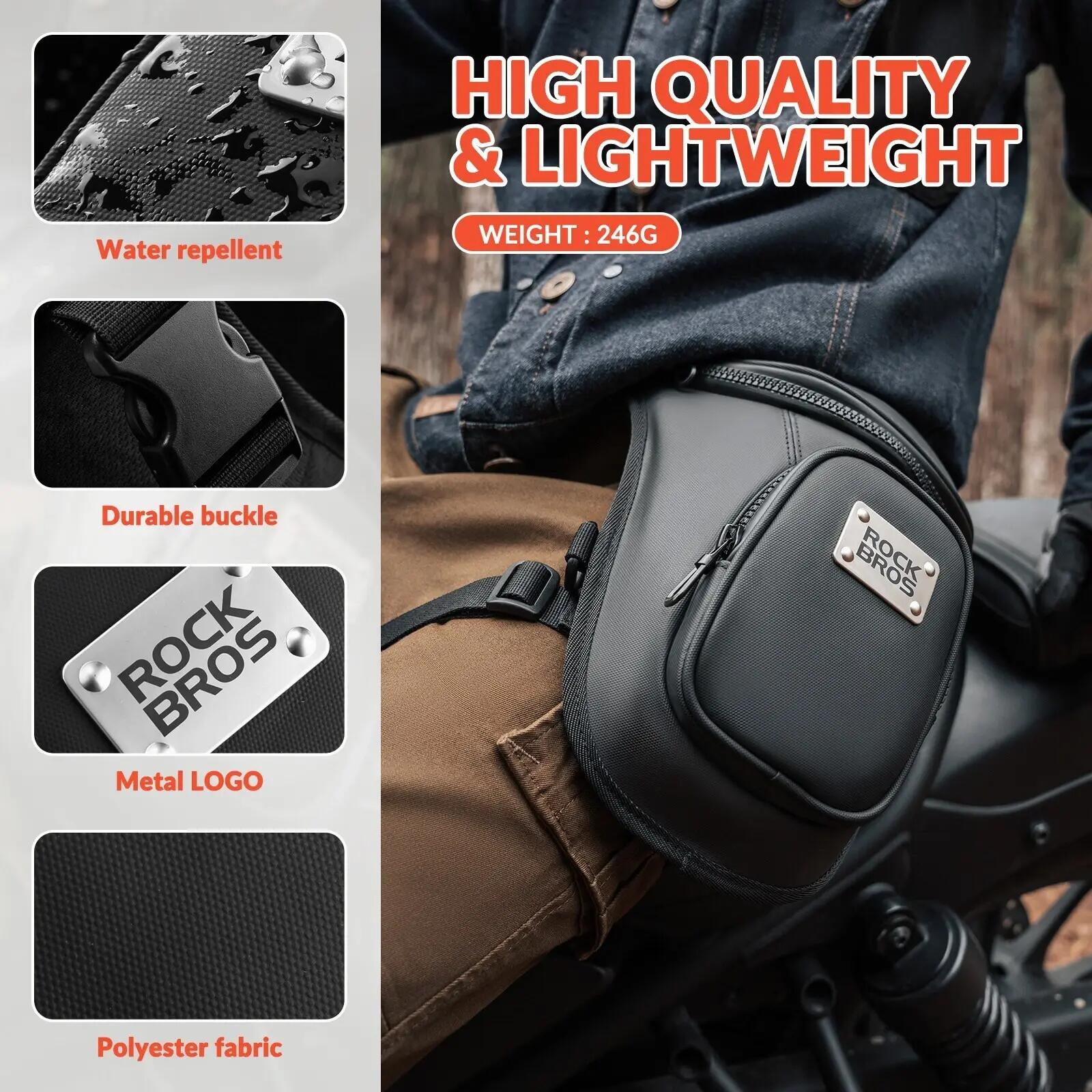ROCKBROS Motorradtasche Beintasche Beinbeutel 3/6