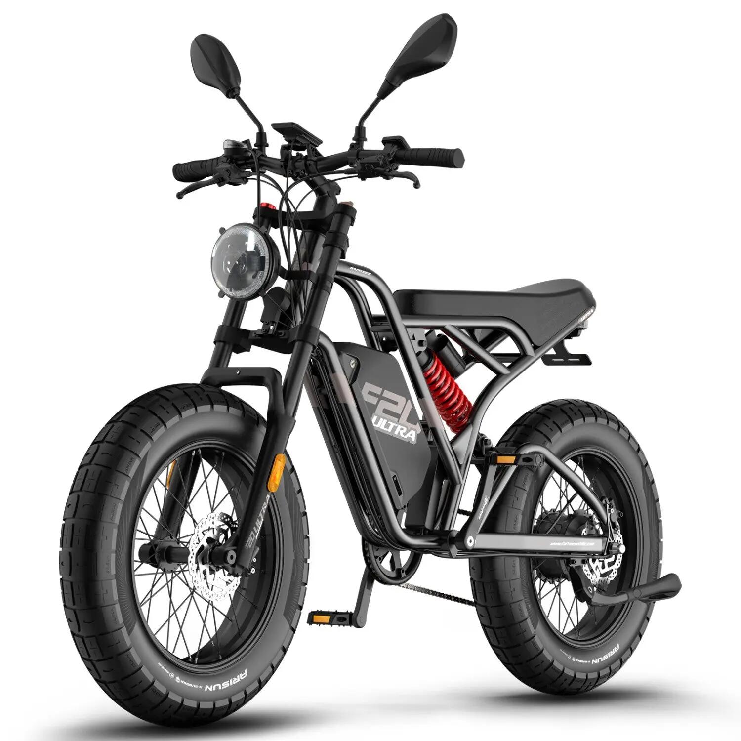 Bicicleta Elétrica FAFREES F20 Ultra D SRZ 750W48V25Ah - Black 3/5