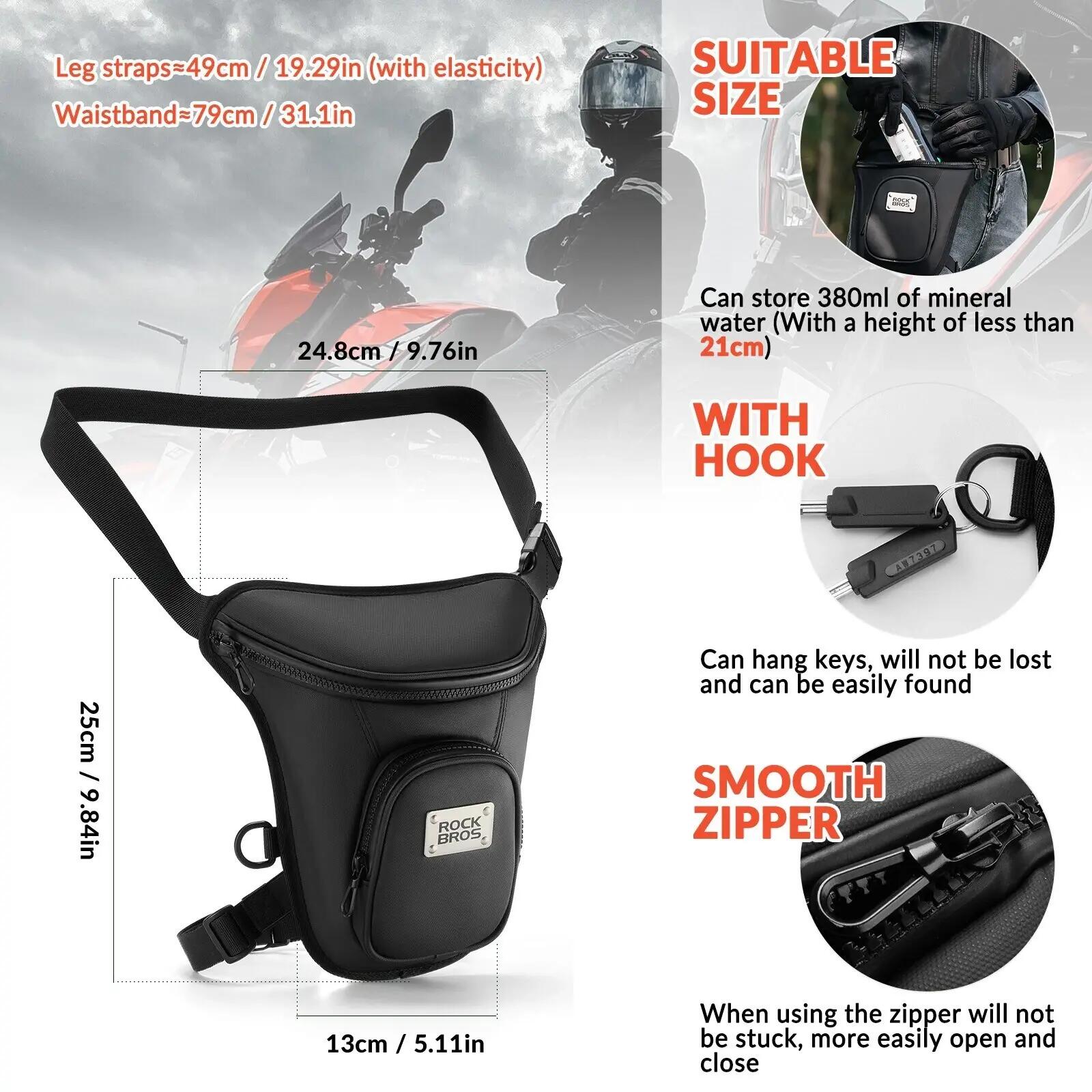 ROCKBROS Motorradtasche Beintasche Beinbeutel 2/6