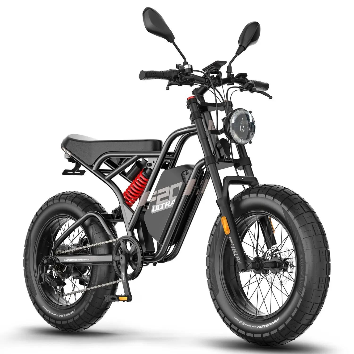 Bicicleta Elétrica FAFREES F20 Ultra D SRZ 750W48V25Ah - Black 2/5