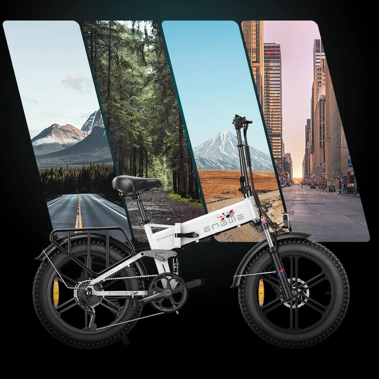 Foldable adult e-bike ENGWE Engine X, 48V13Ah battery. 11/15