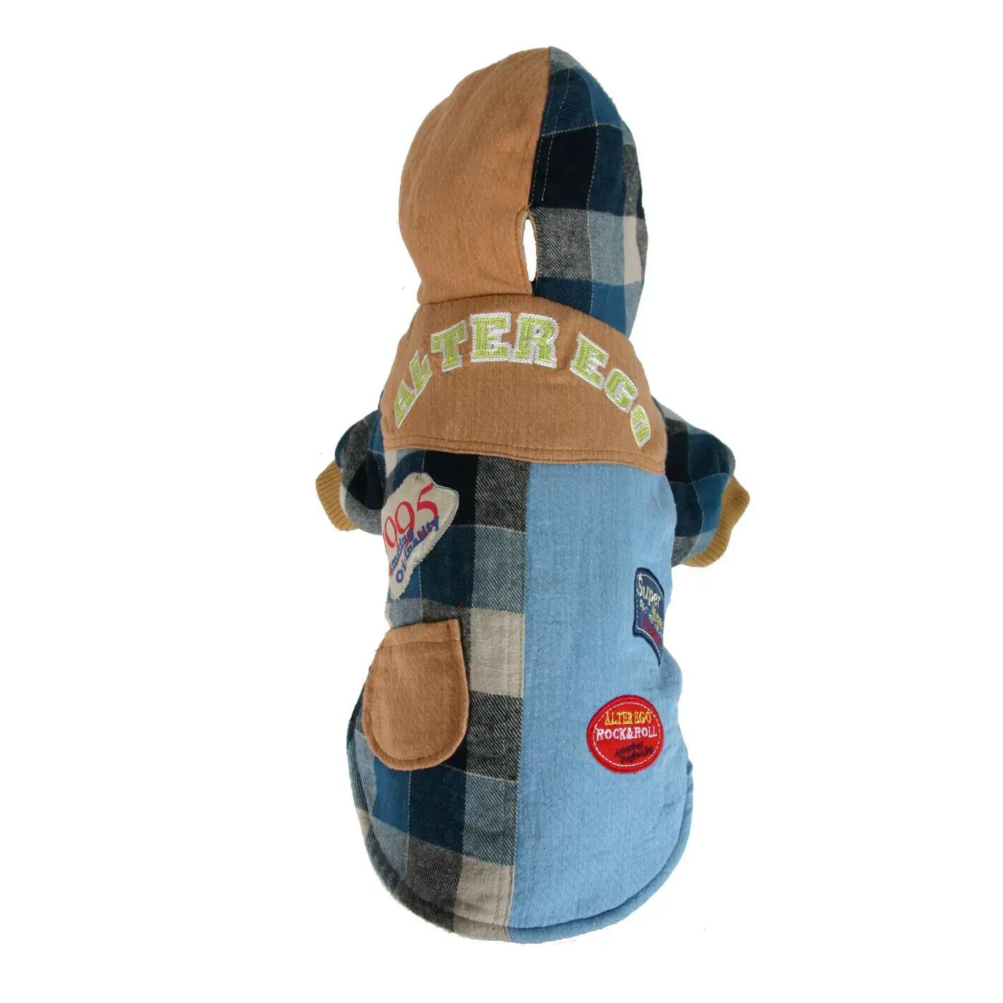 Felpa con cappuccio per cani Martin Sellier Patchwork 2/2