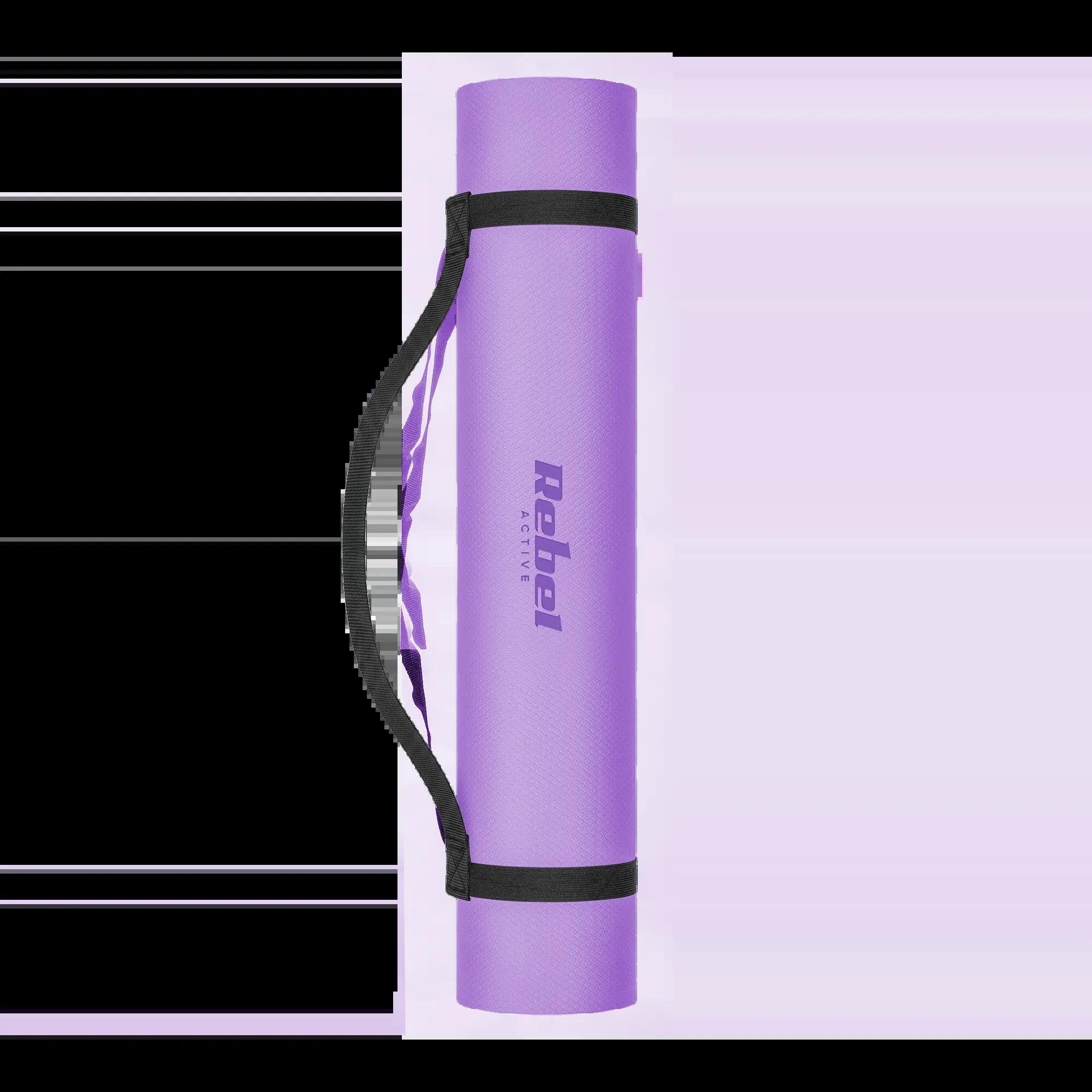 Mata gimnastyczna do ćwiczeń joga pilates fitness 200x90cm TPE 1cm Rebel 3/7
