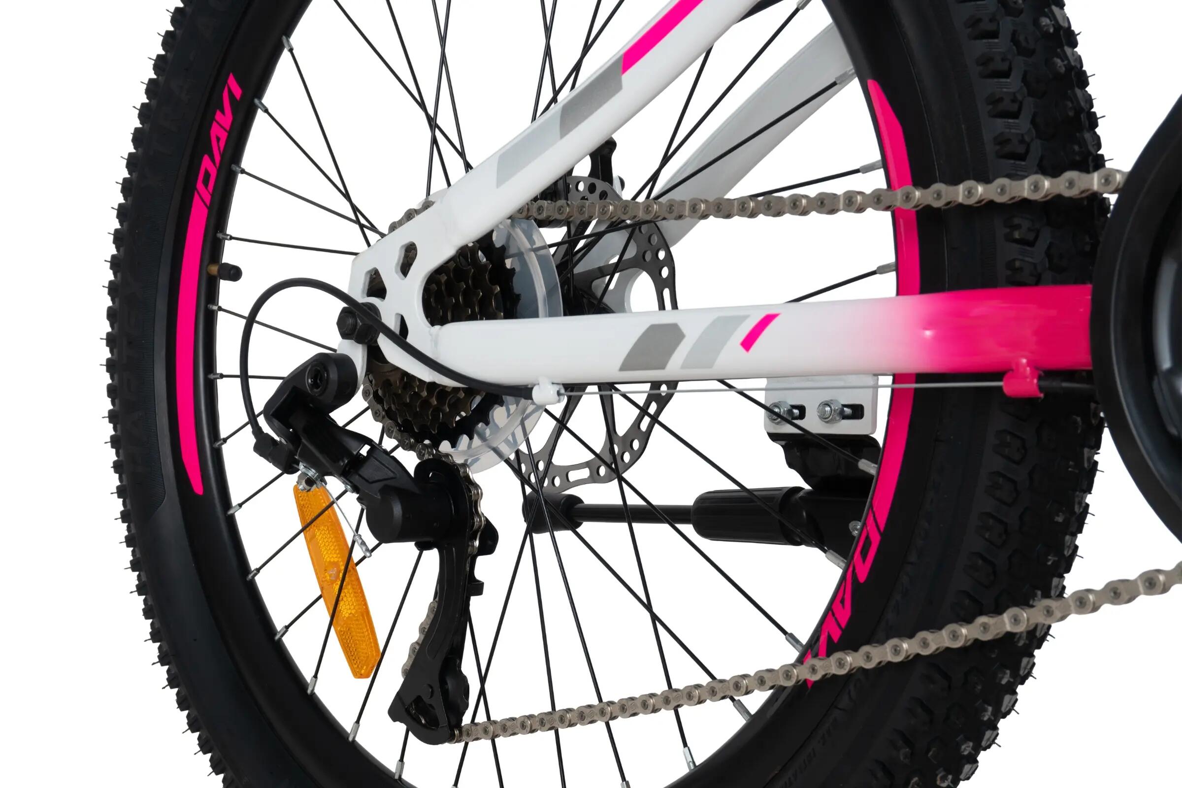 Vélo enfant 24" acier 11" 130-160cm 21 vitesses Davi Bonita Ultra 11/12