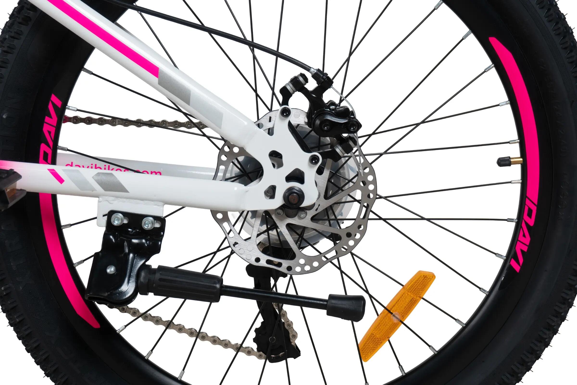 Vélo enfant 24" acier 11" 130-160cm 21 vitesses Davi Bonita Ultra 10/12