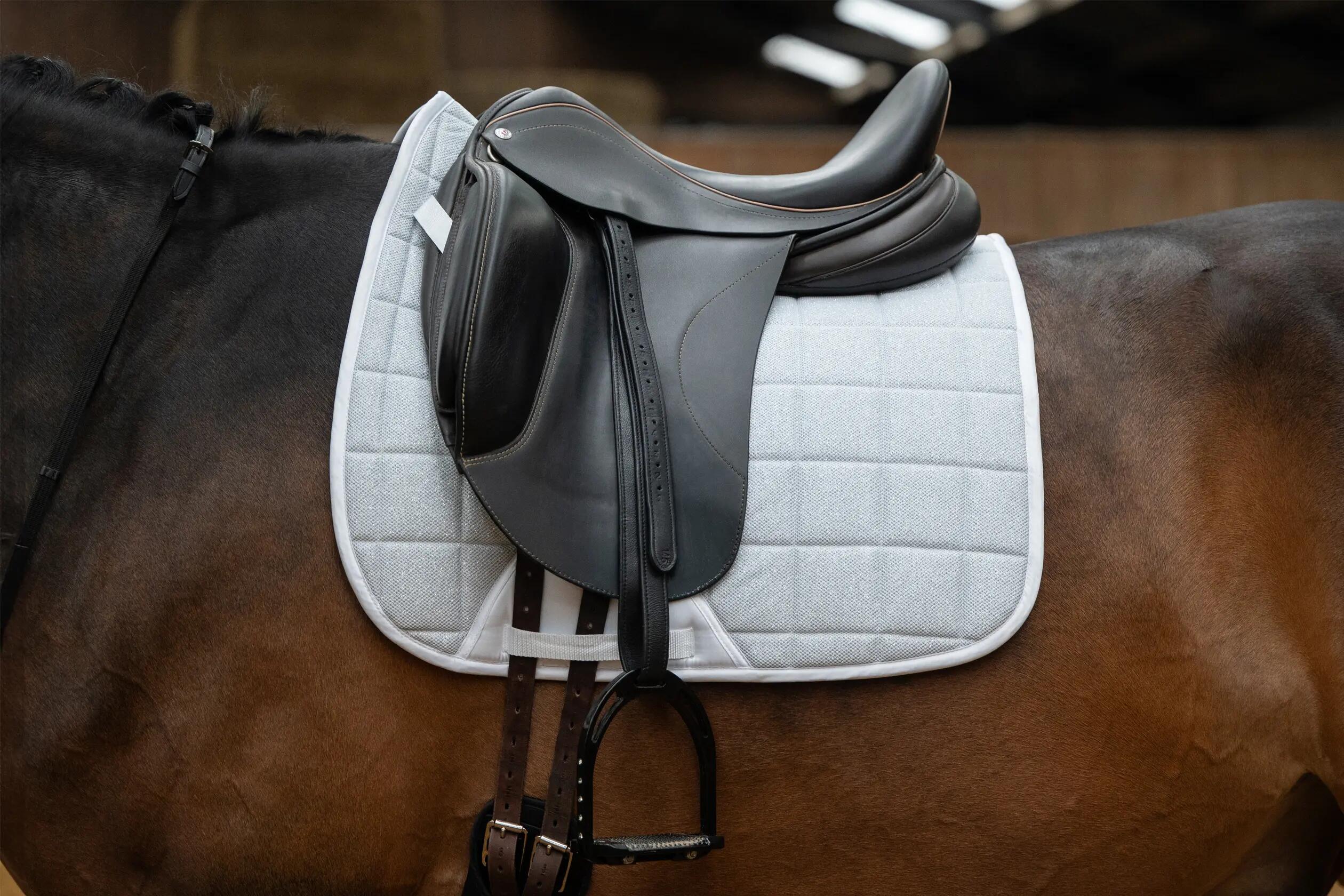 Esteira de dressage para cavalos HKM Glitter Mesh 4/6