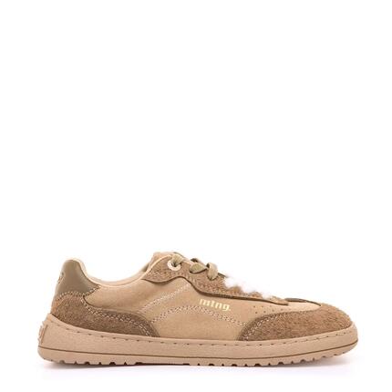 Zapatillas caminar Mujer barefoot MTNG Free alask Beige