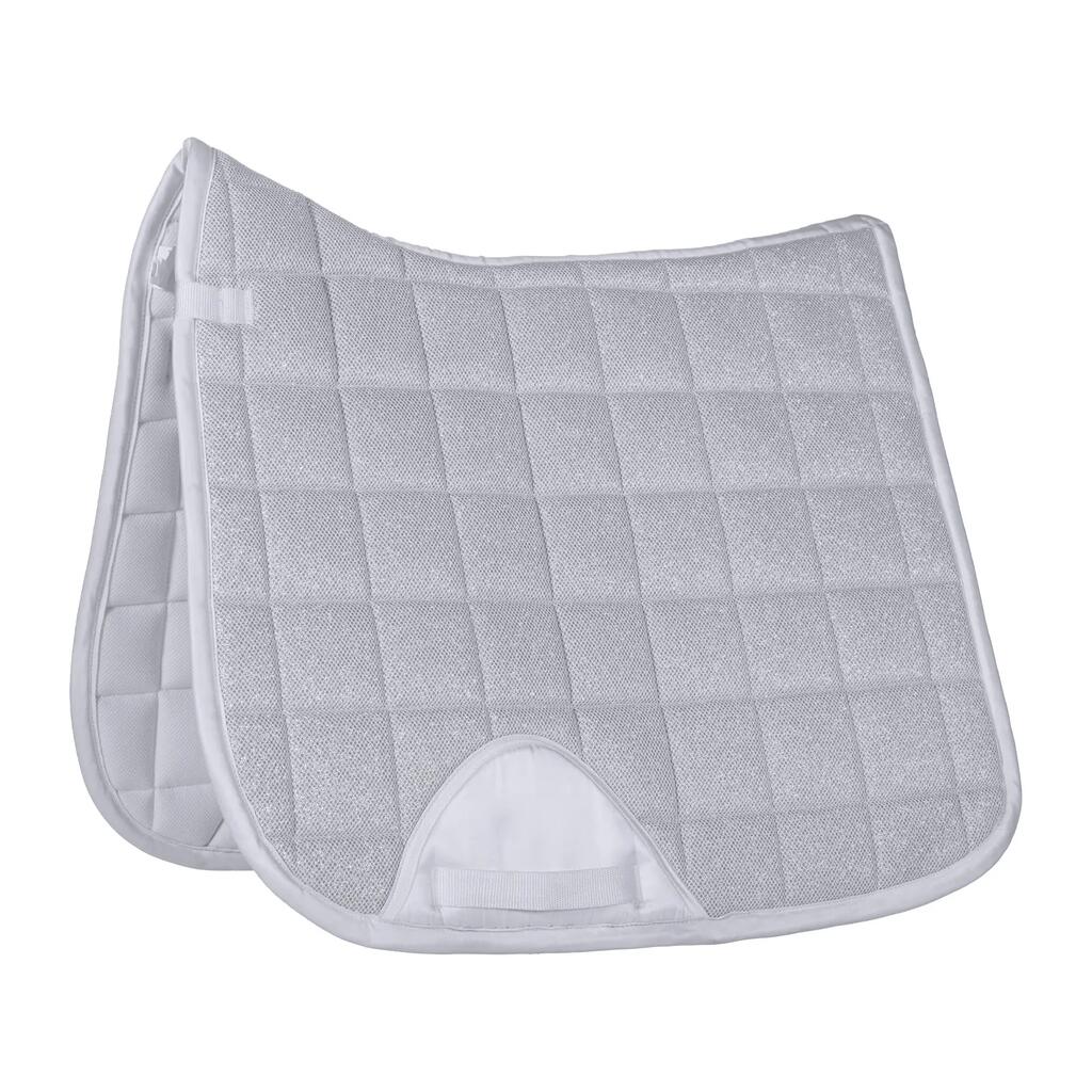 Dressage saddle pad for horses HKM Glitter Mesh