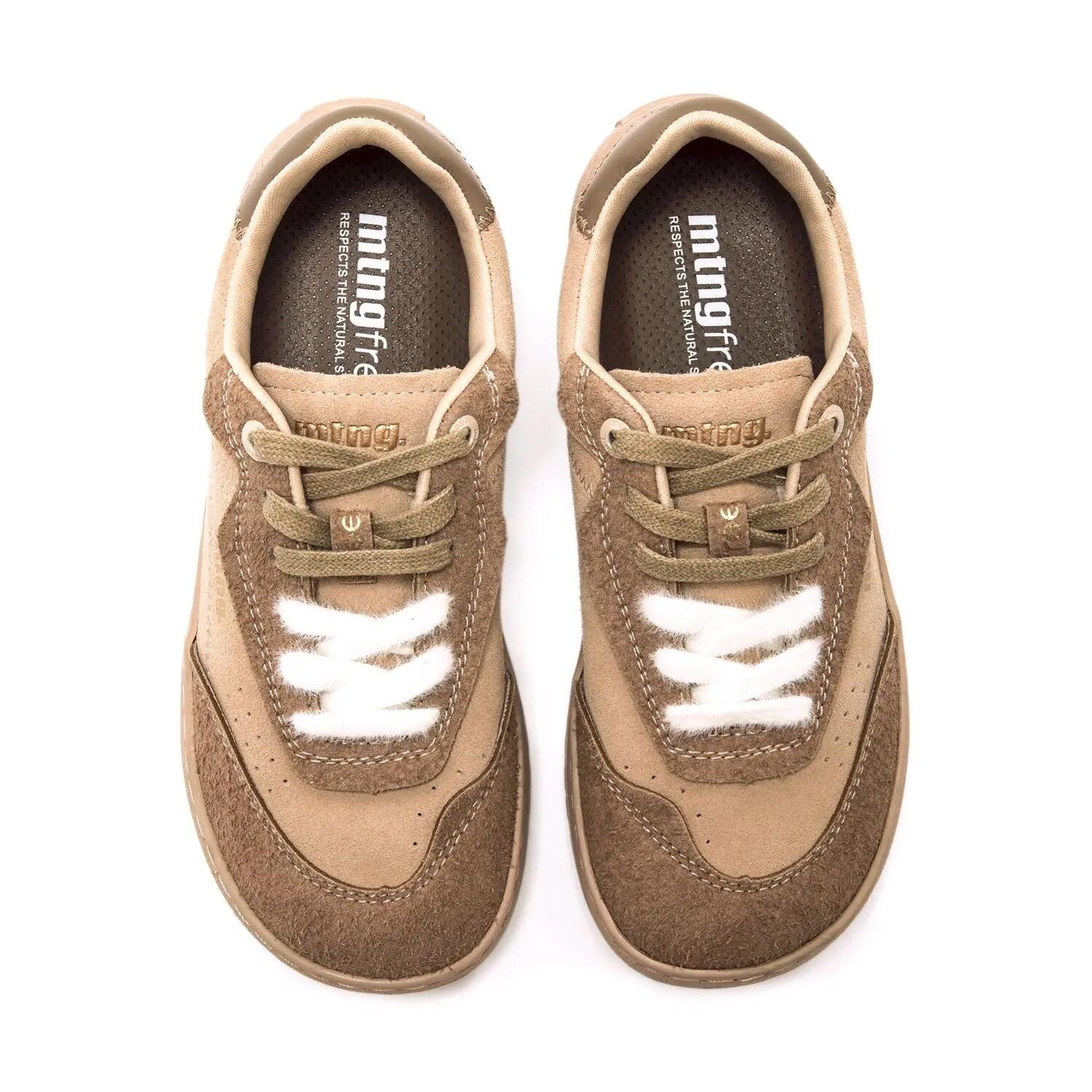Zapatillas caminar Mujer barefoot MTNG Free alask Beige 2/6