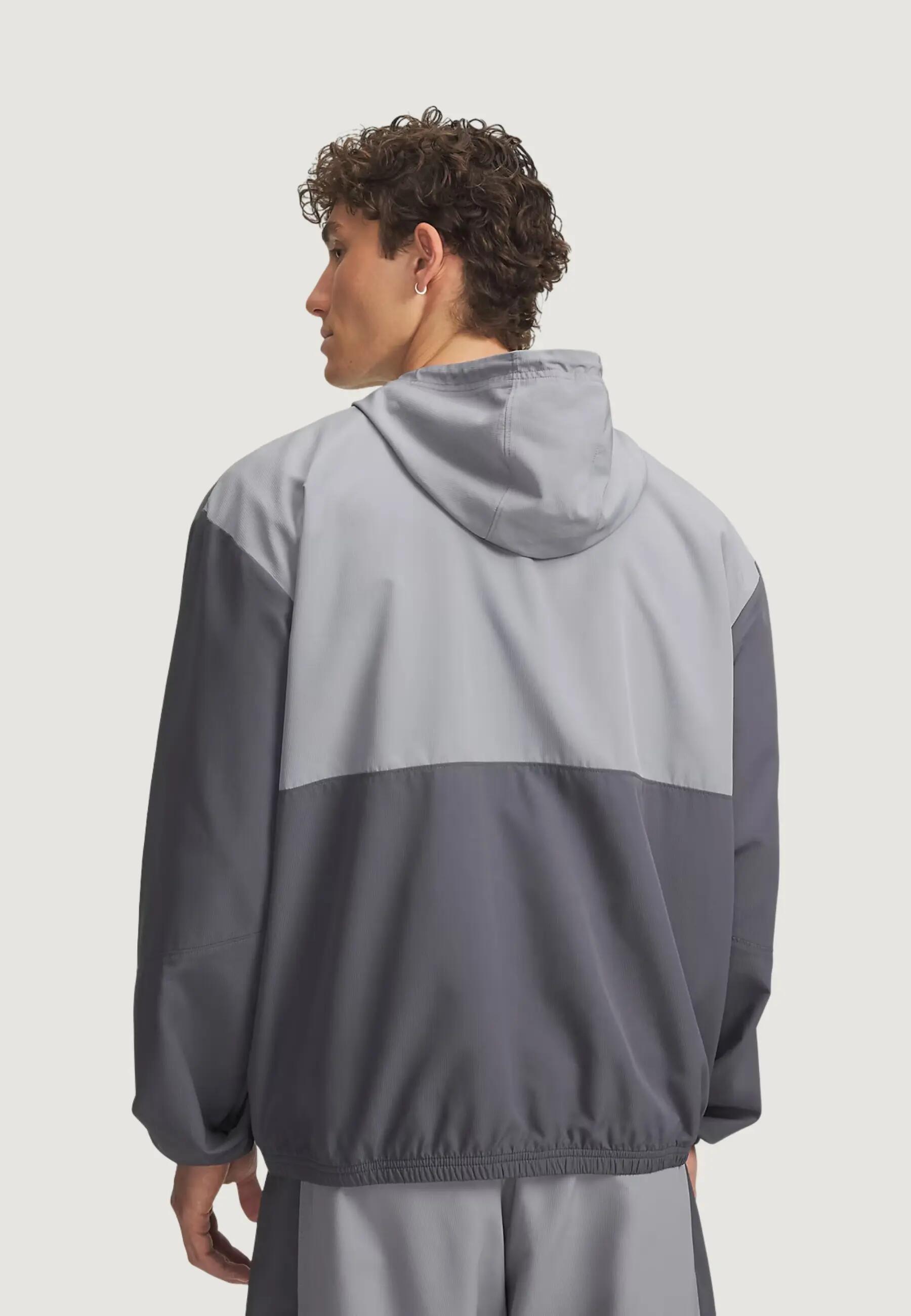 Jas UA RIVAL WOVEN CB JACKET HEREN Grijs 3/4