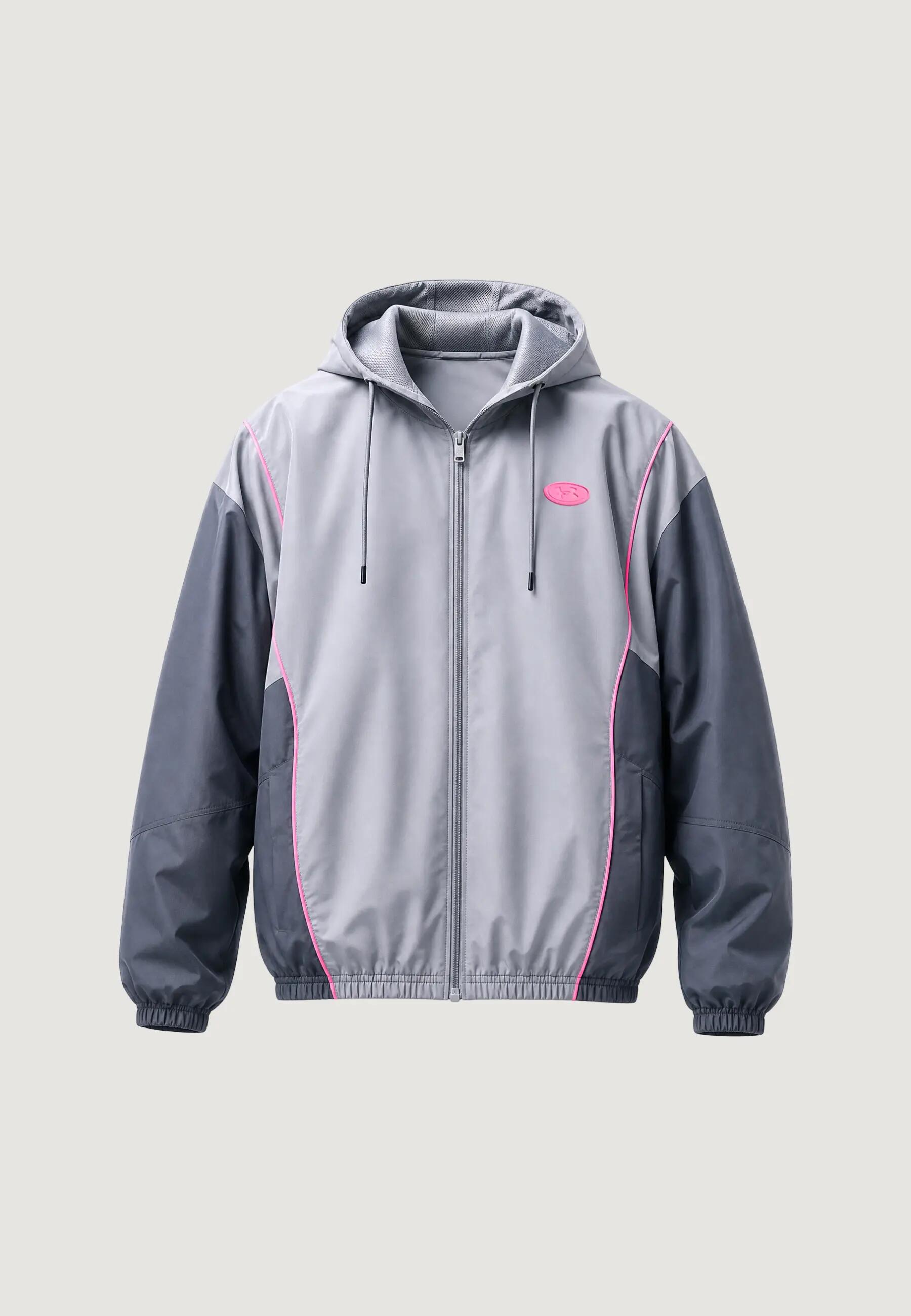 Jas UA RIVAL WOVEN CB JACKET HEREN Grijs 2/4
