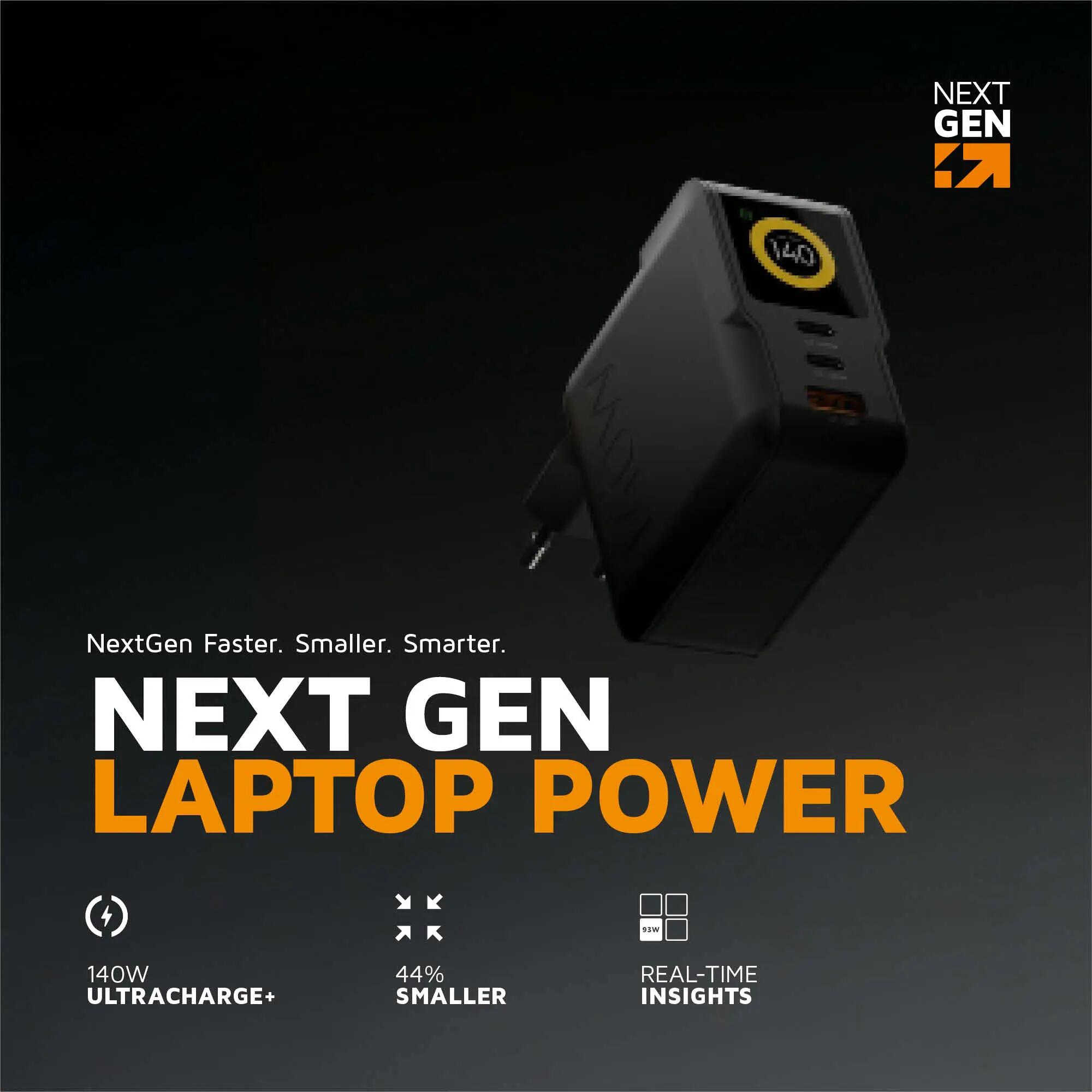 Xtorm Universal Ladegerat - Xtorm 140W NextGen Adapter - Charger - Schwarz 2/7