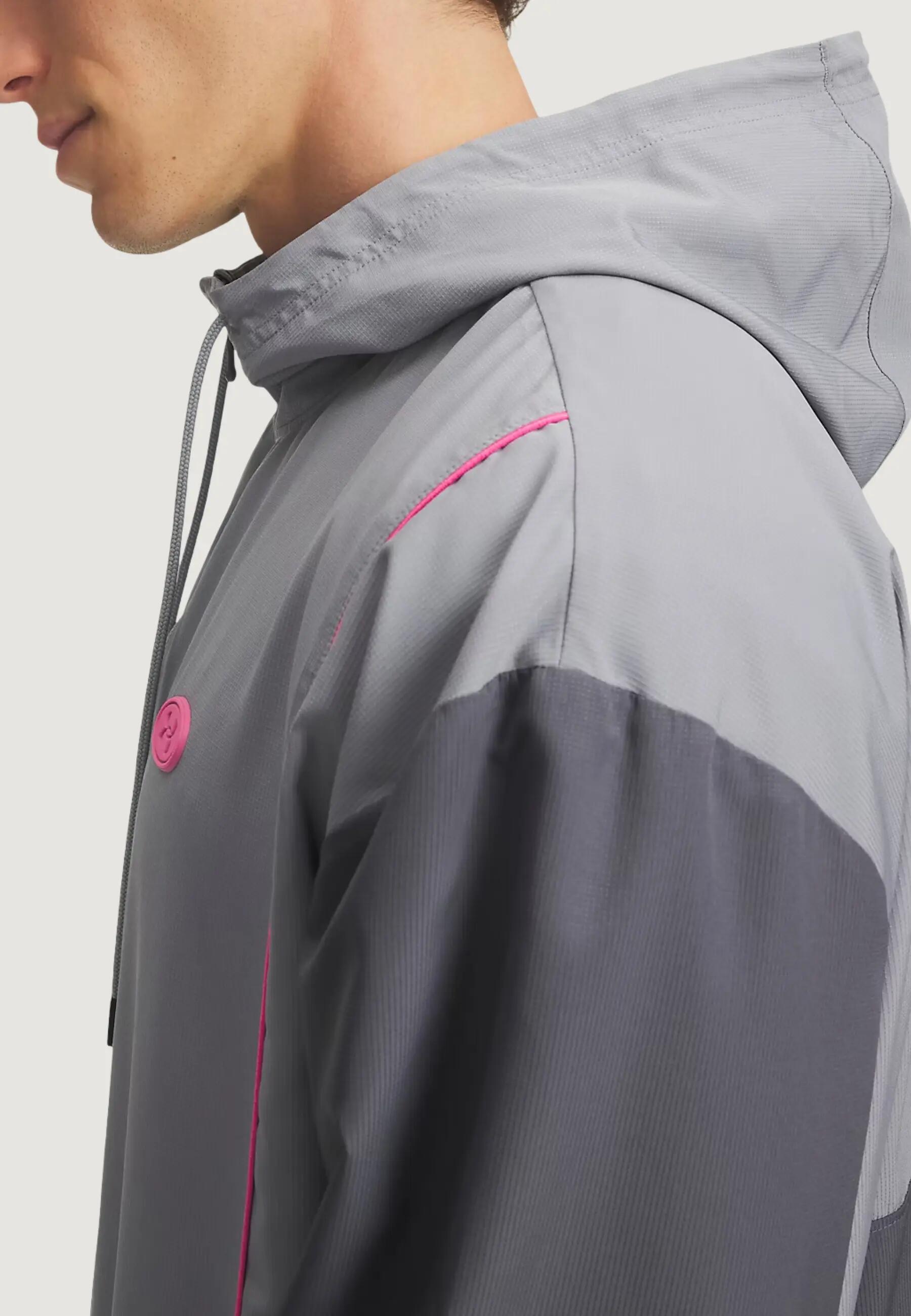 Jas UA RIVAL WOVEN CB JACKET HEREN Grijs 4/4