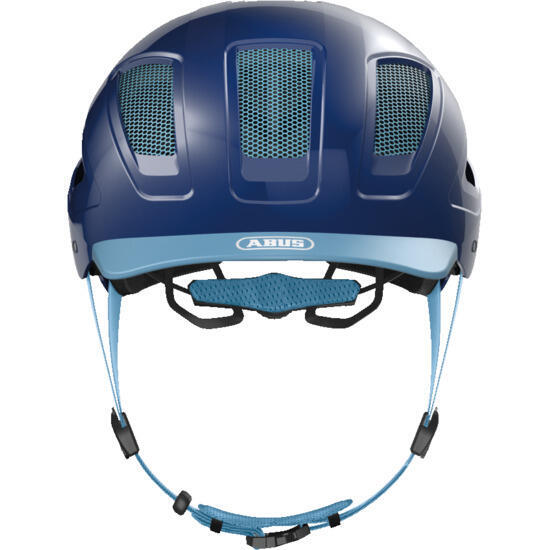 Casco Hyban 2.0 Core Blue Abus T/M Azul Con Luz