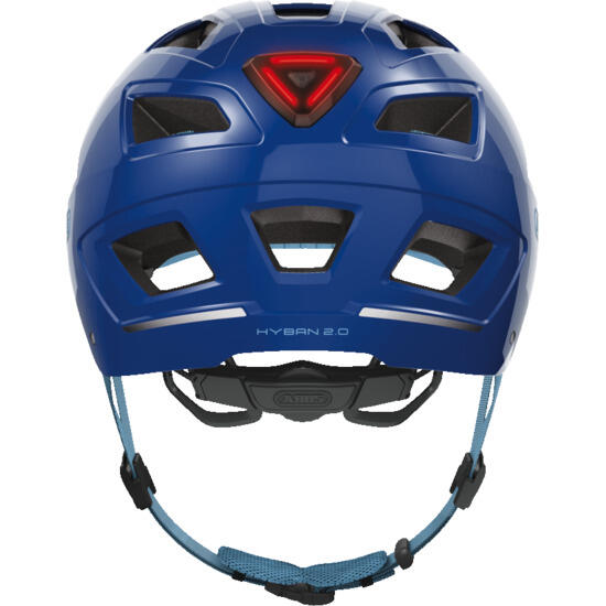 Casco Hyban 2.0 Core Blue Abus T/M Azul Con Luz