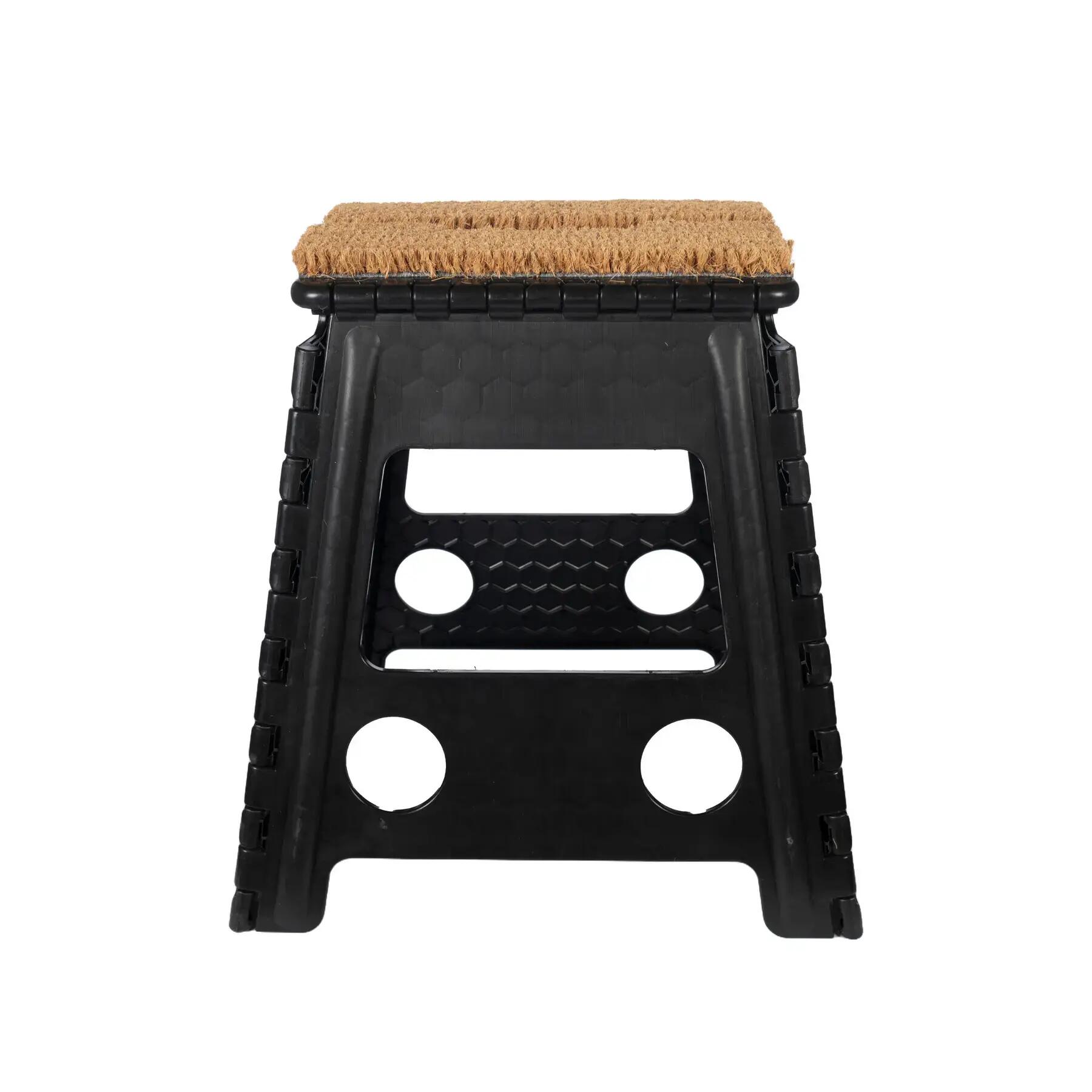 Tabouret pliable avec tapis de sol noir (9100) st 2/2