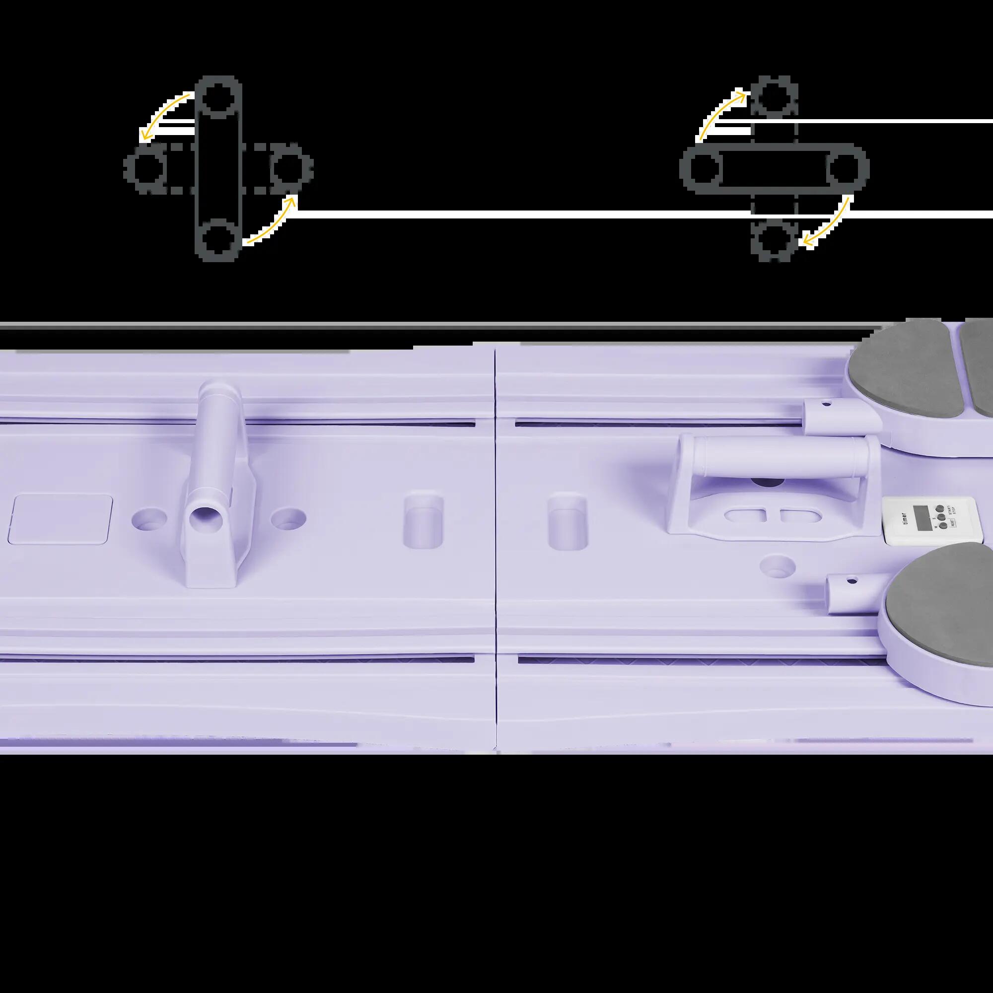 Pilates reformer deska do ćwiczeń wielofunkcyjna 9w1 zestaw fitness Rebel 6/7