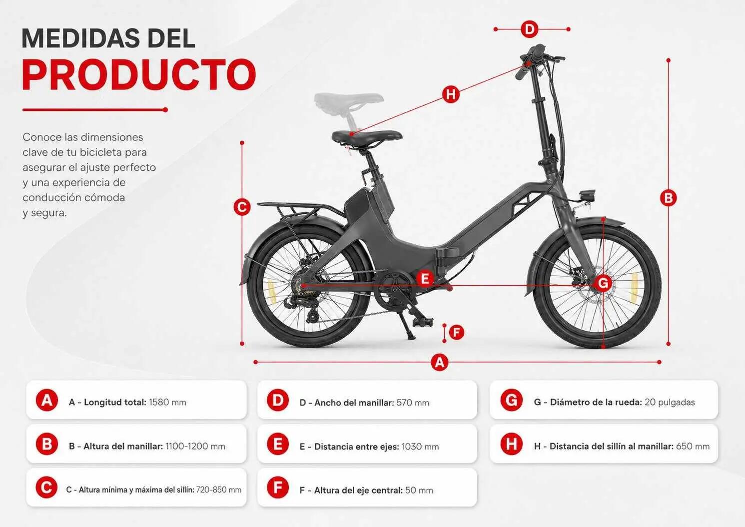 Bicicleta Elétrica Dobrável Urbana ATAA Bikes City L Autonomia Até 65 Km 13/13