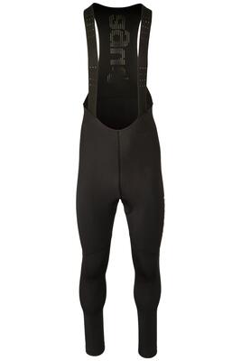 Heren fietsbroek bibtight warm waterafstotend zwart warm