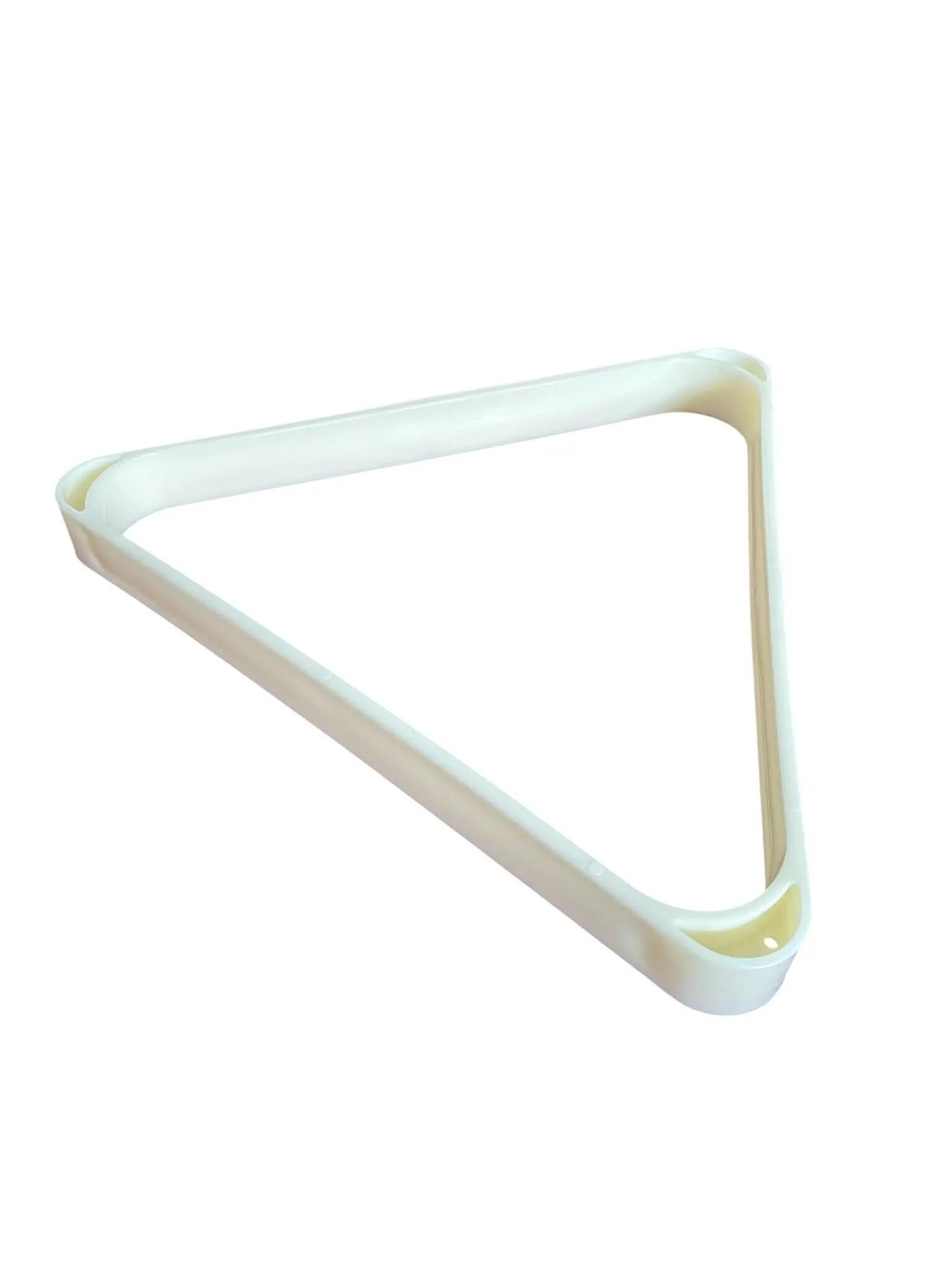 Triunghi biliard 57.2mm ABS alb grosime 6mm