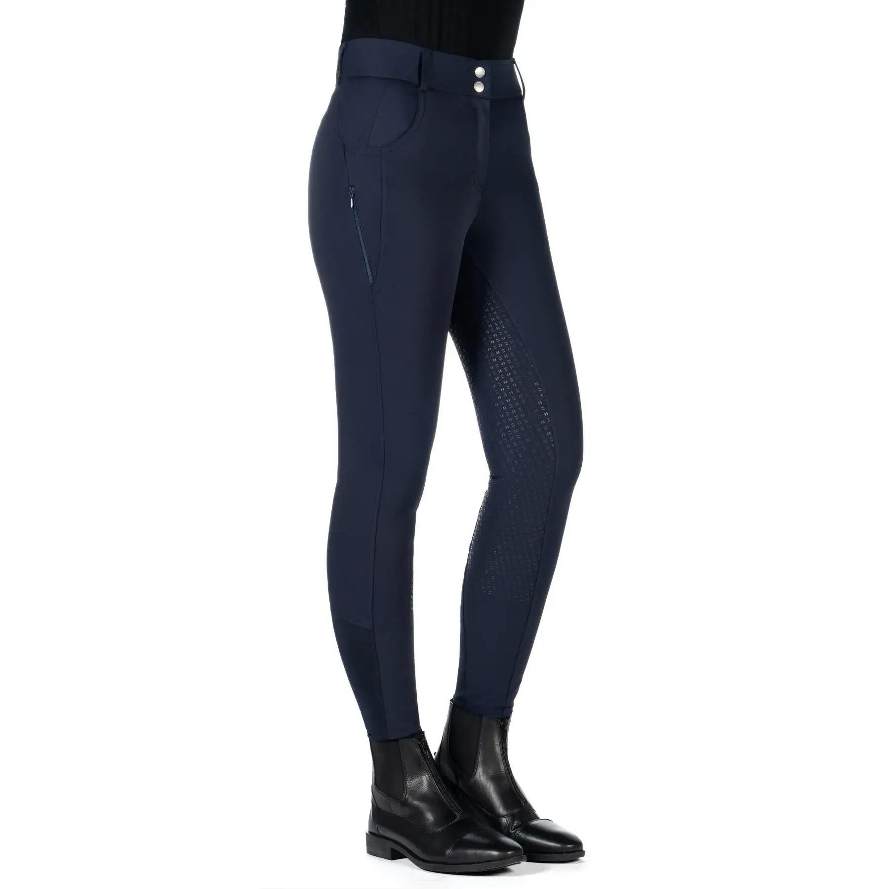 Pantalón de equitación Mid Grip infantil HKM Ari 3/5