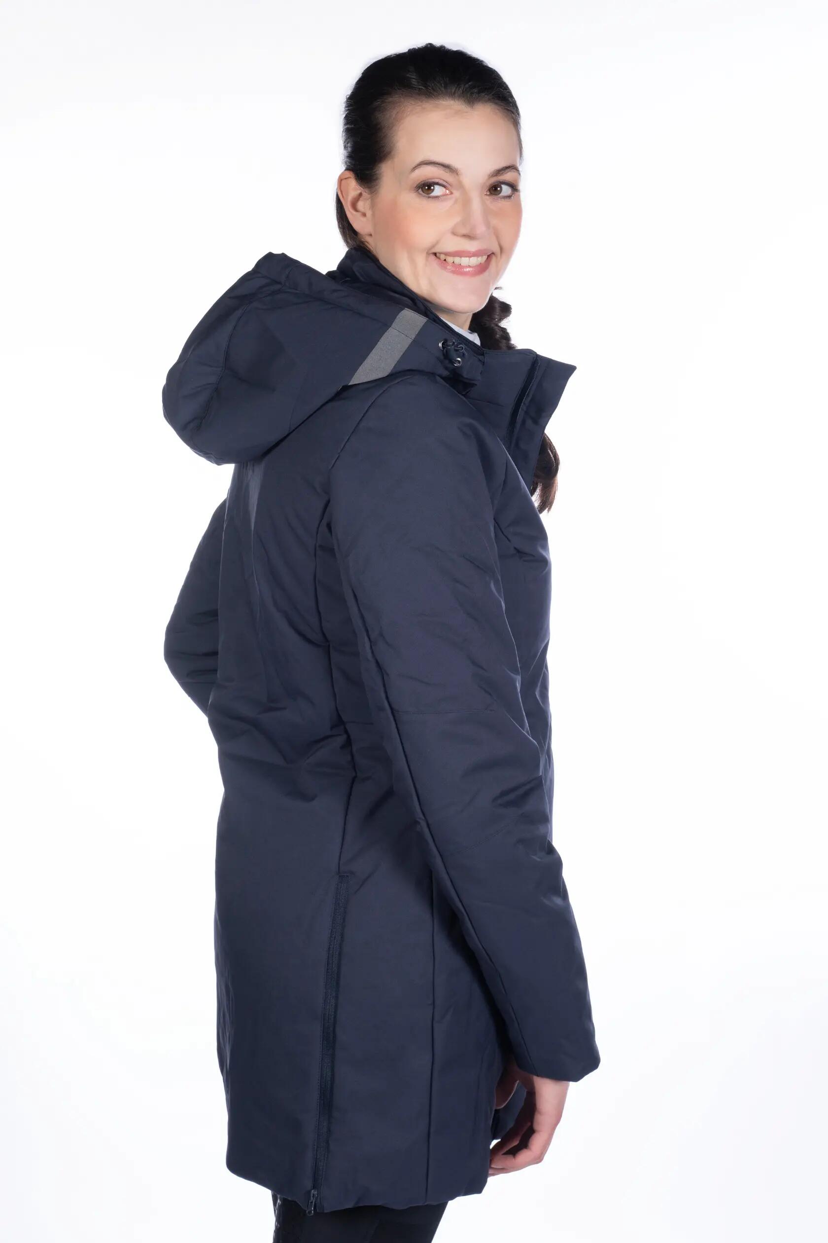 Chaqueta de equitación calefactable con cremallera completa mujer HKM Elegant 3/7
