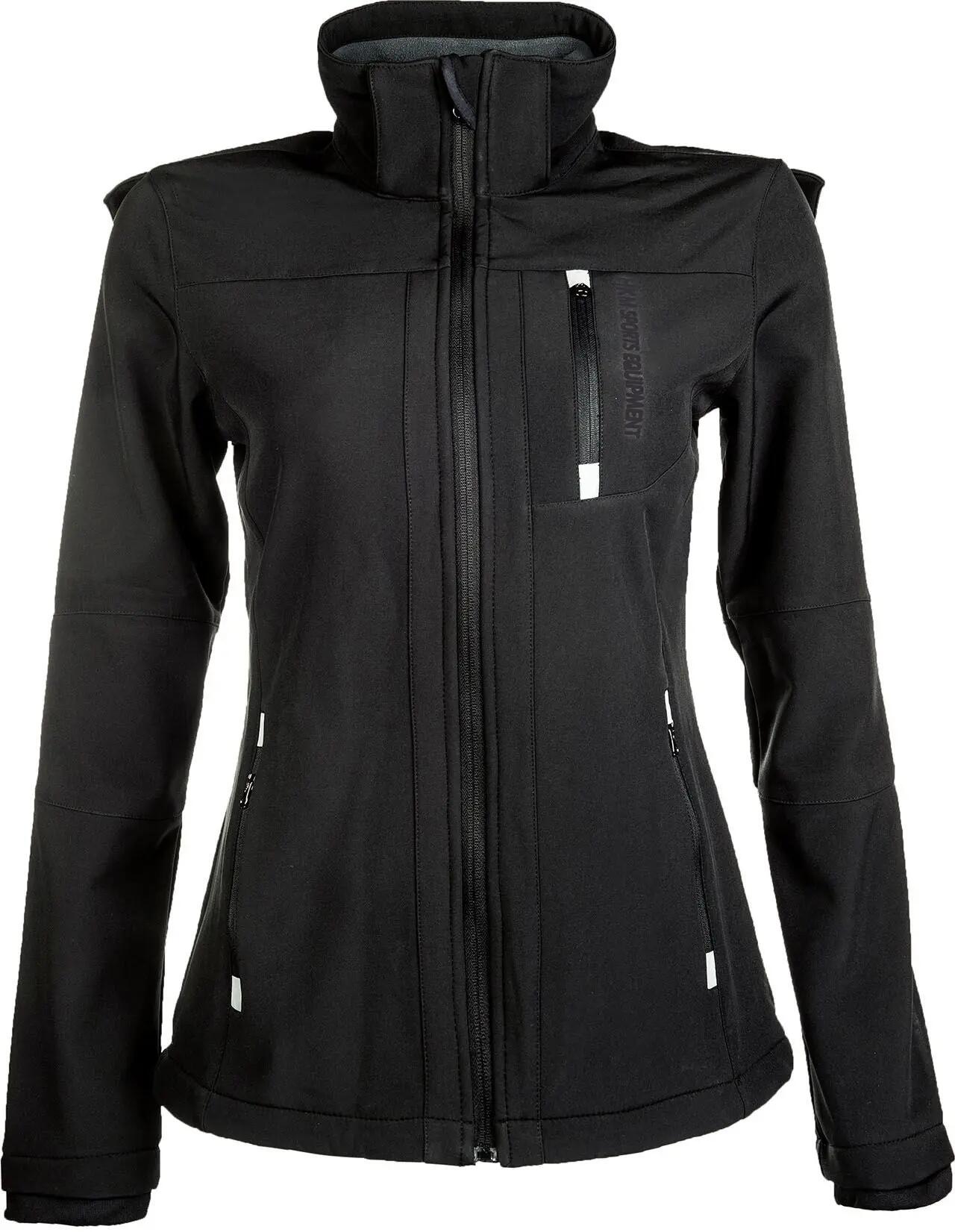 Dziecięca kurtka jeździecka z odpinanym kapturem HKM Softshell