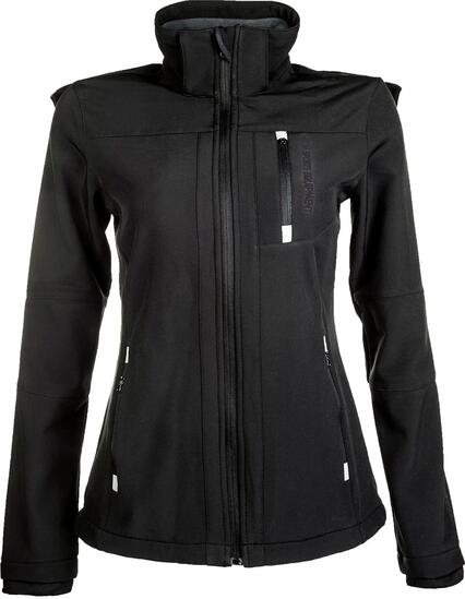 Jas met afneembare capuchon meisje HKM Softshell