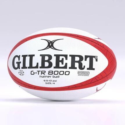 Ballon de rugby Gilbert G-TR8000 Rouge Taille 4