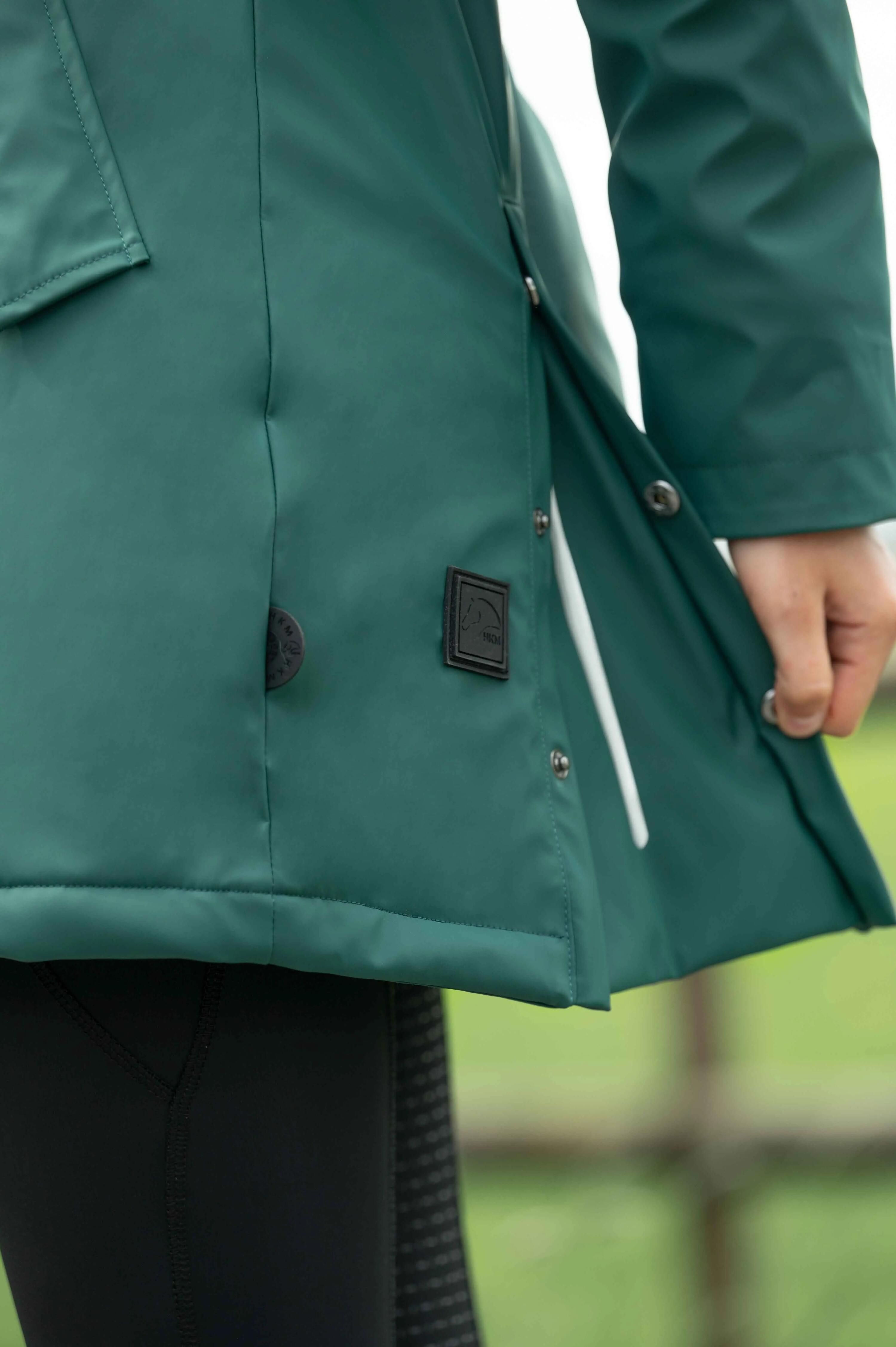 Women's waterproof hooded riding jacket HKM Dallas 7/7