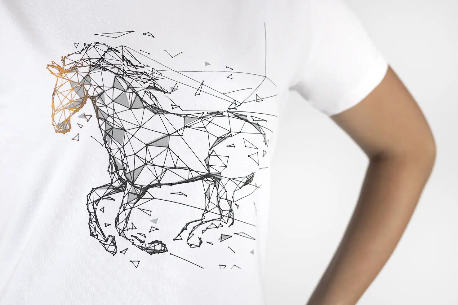 T-shirt da donna HKM Geometrical Horse 6/6