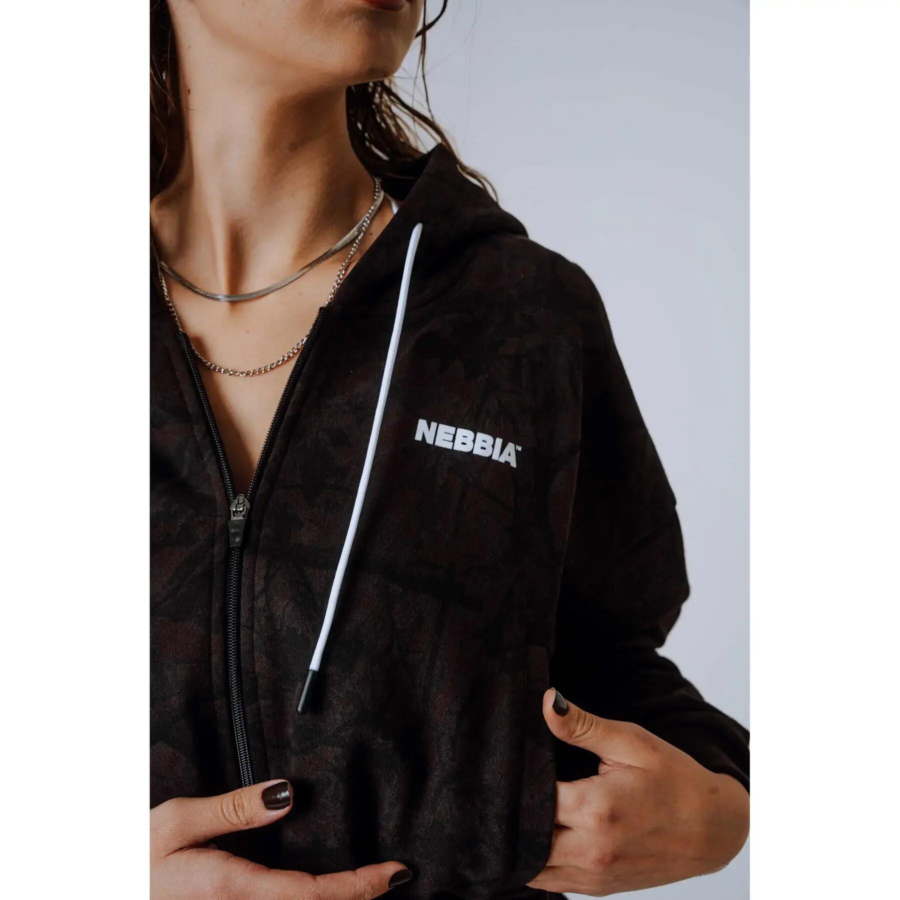 Sweatshirt à capuche zippé Nebbia Power 5/5