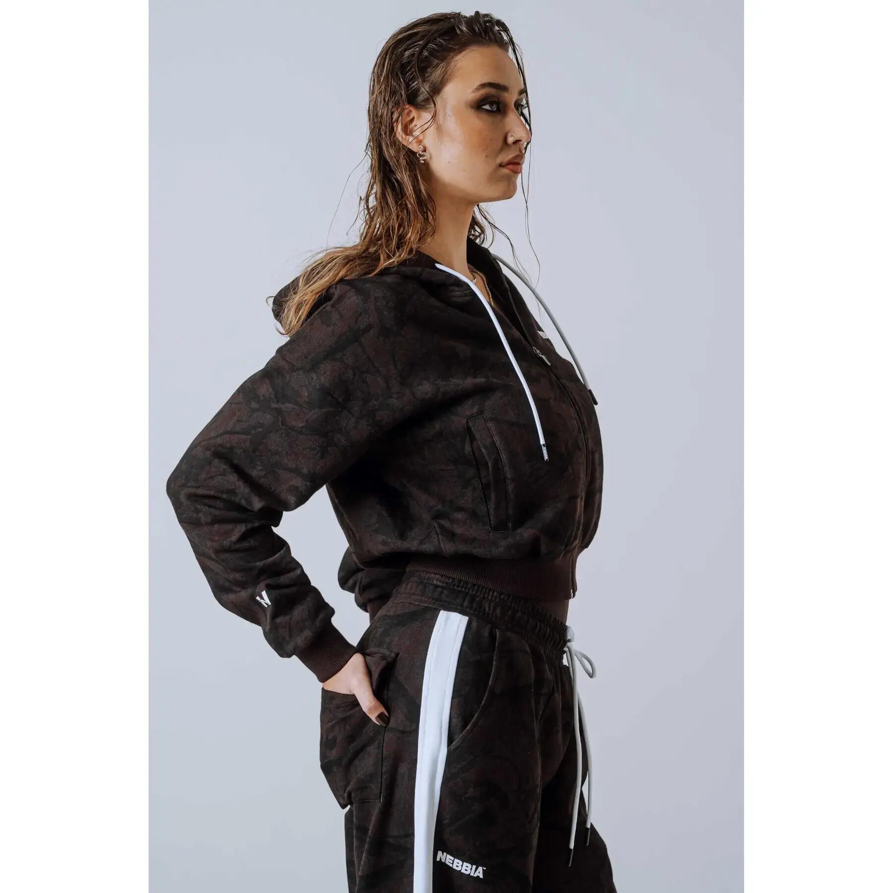 Sweatshirt à capuche zippé Nebbia Power 2/5