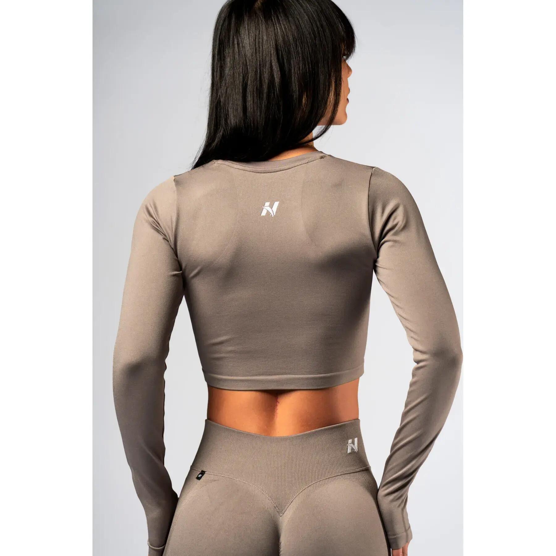 T-shirt manche longues femme Nebbia Power Crop Top 2/5
