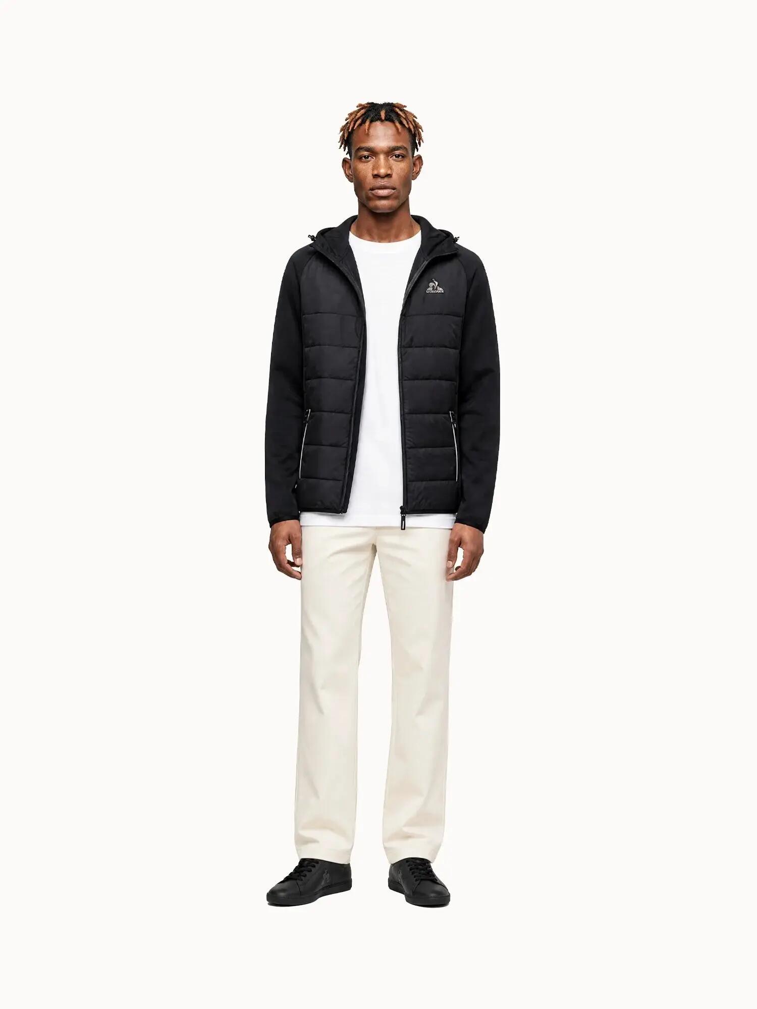 Veste zippée à capuche matelassée bi-matière DROP 5/5
