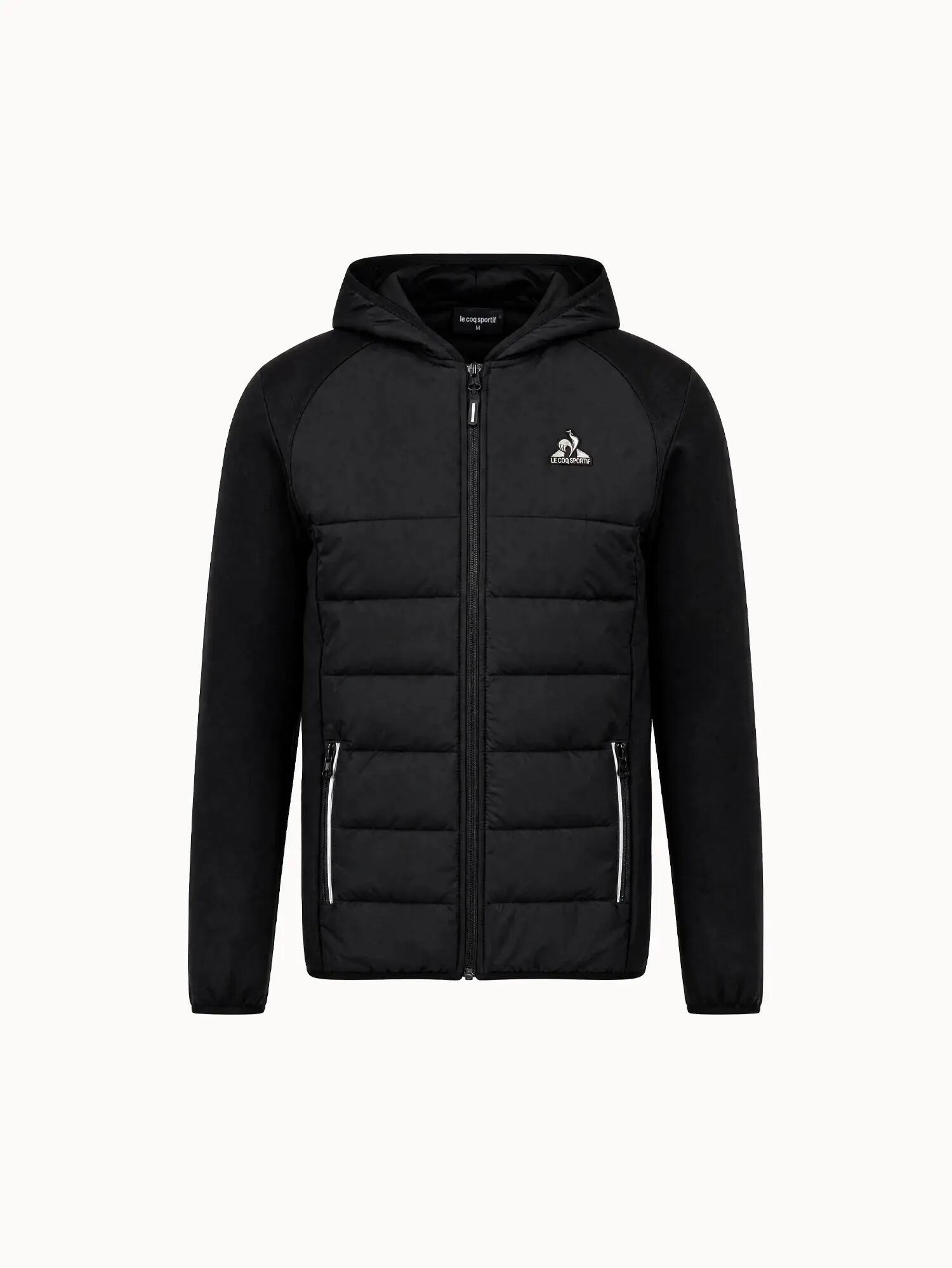 Veste zippée à capuche matelassée bi-matière DROP 2/5
