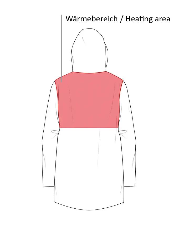 Veste équitation chauffante full zip femme HKM Elegant 3/7