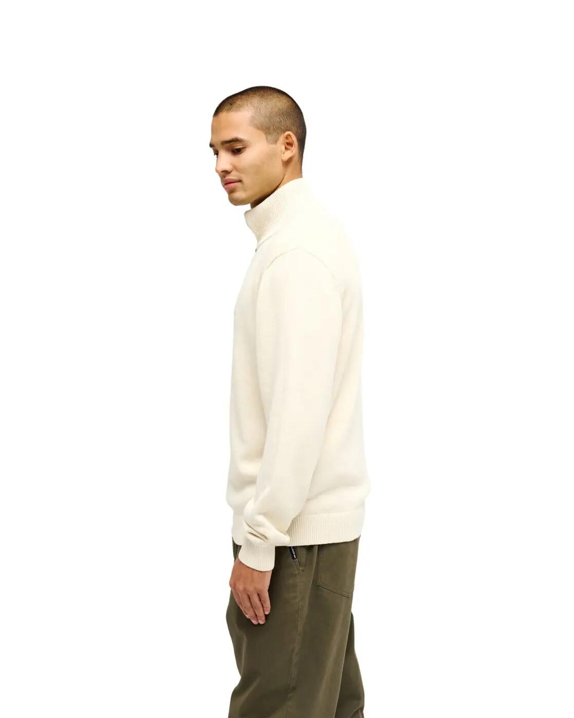 Half Zip trui SALT WATER 1/4 Beige Heren 3/4