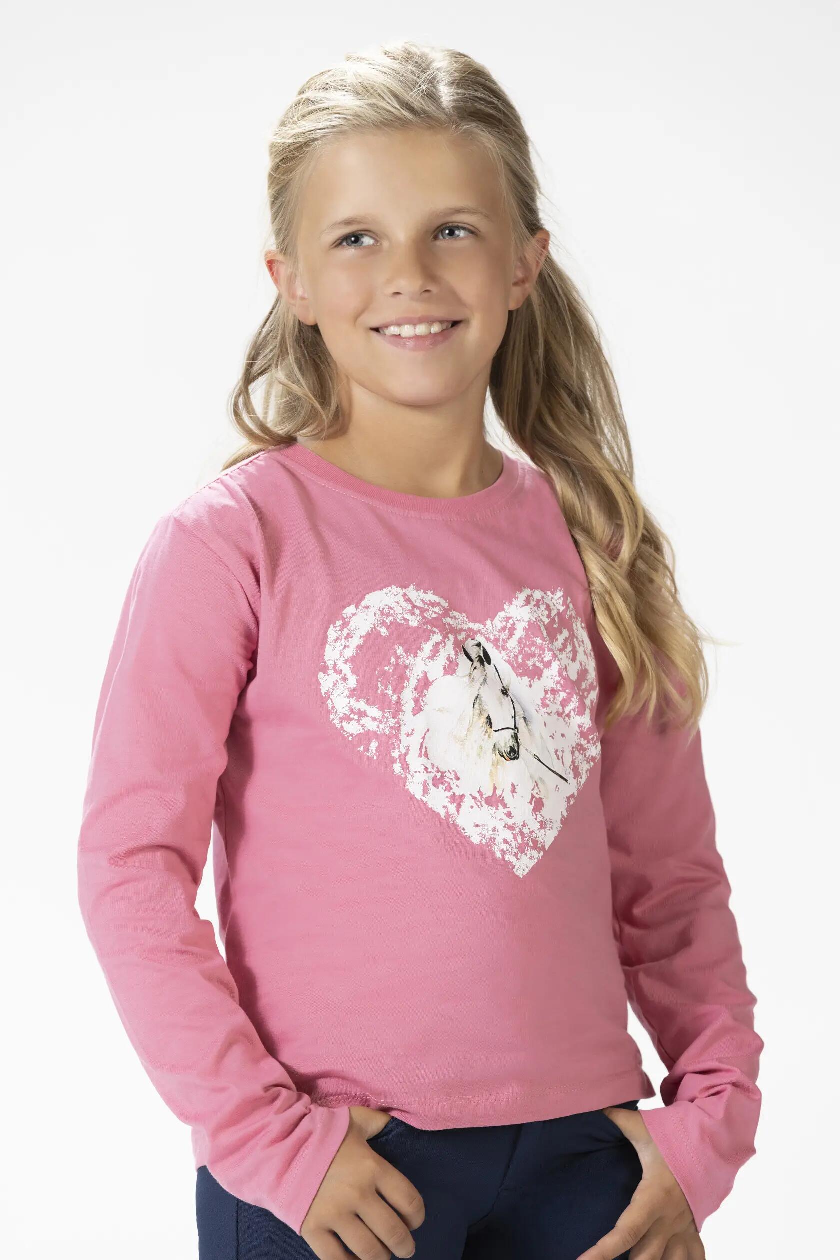 T-shirt maniche lunghe bambina HKM Horse Spirit 2/5
