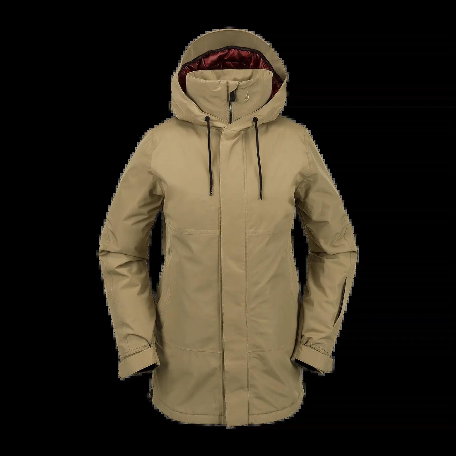 Parka - Snowboard - Mujer - Paxson 2L Tds Inf - Protección 2 capas - Dark Khaki 1/1