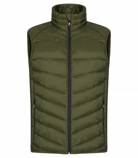 clique Idaho Vest — Leichte, wärmende Weste aus recyceltem Polyamid – Fog green